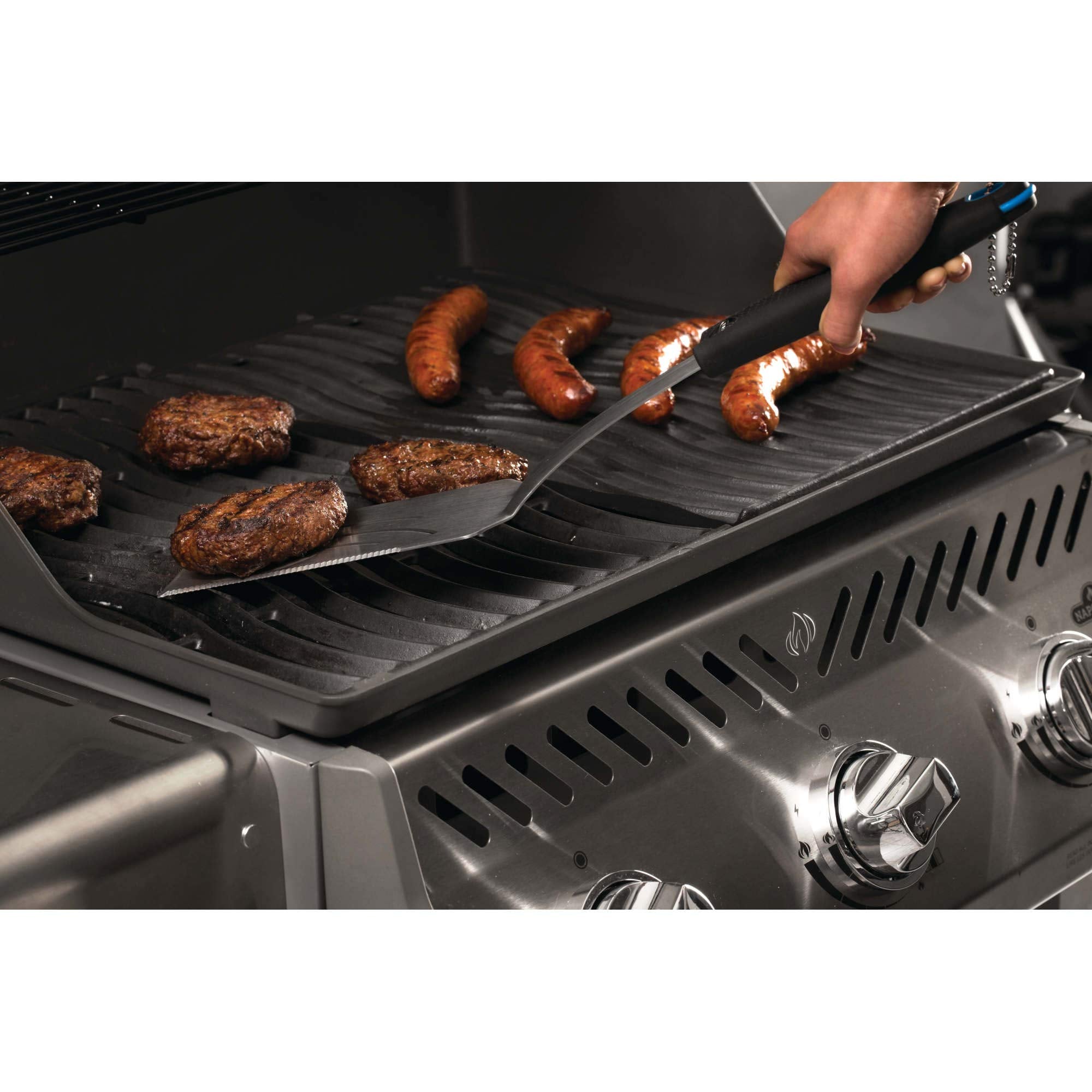Napoleon Accessory 70032-2 Piece Toolset - Bbq Grill Toolset, Stainless Steel, Ergonomic Handles, Heat Safe Rubber Grip, Include