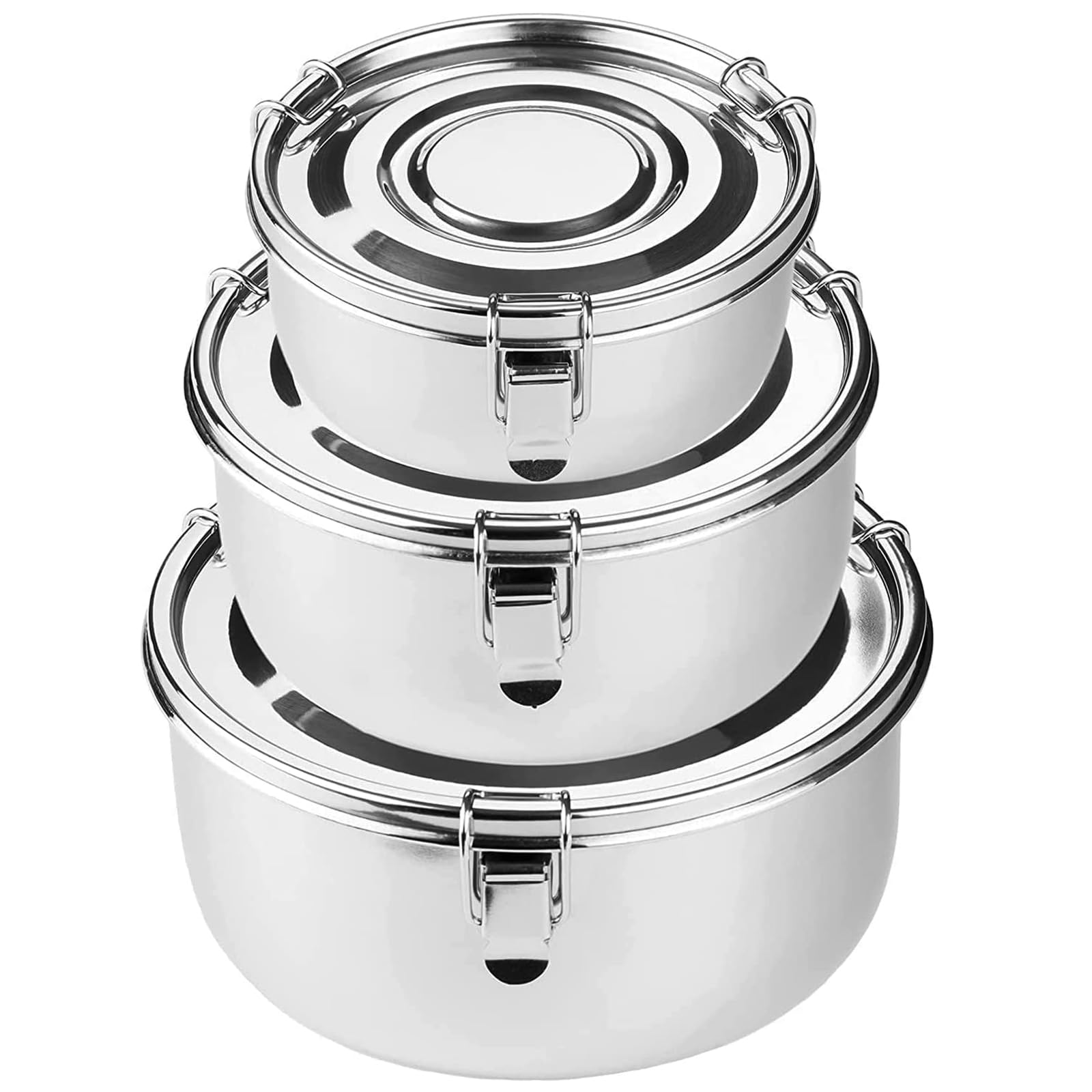 Allprettyall Premium Stainless Steel Food Storage Containers 304 Grade The Original Leak-Proof, Airtight, Smell-Proof - Perfect
