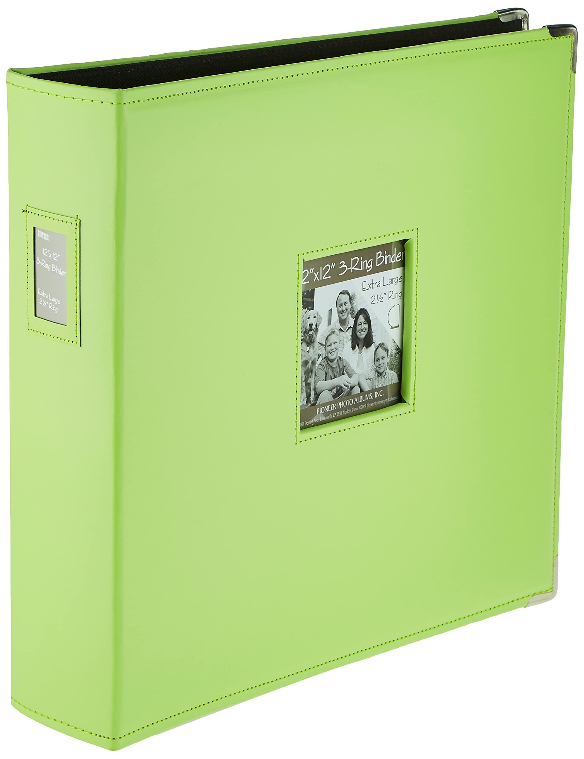 Pioneer Photo Albums T-12JF Bright Green Scrapbook