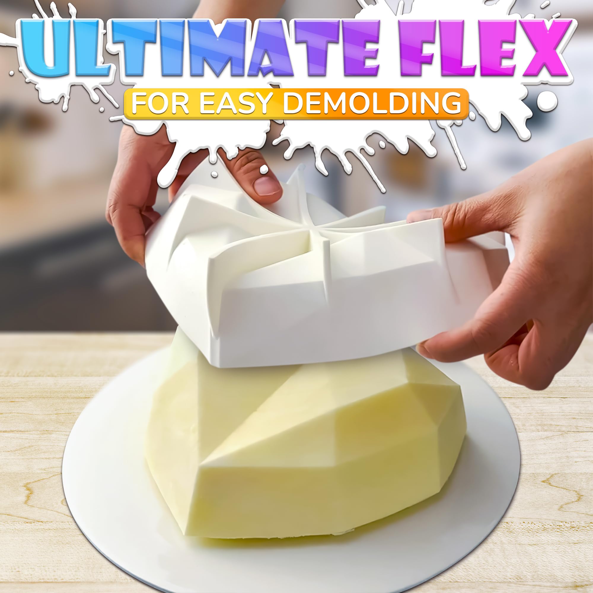 Heart Silicone Molds For Baking - Chocolate Molds Silicone Cake Pop Easter Mold For Baking Non Stick Heart Shaped Cake Pan Mouss