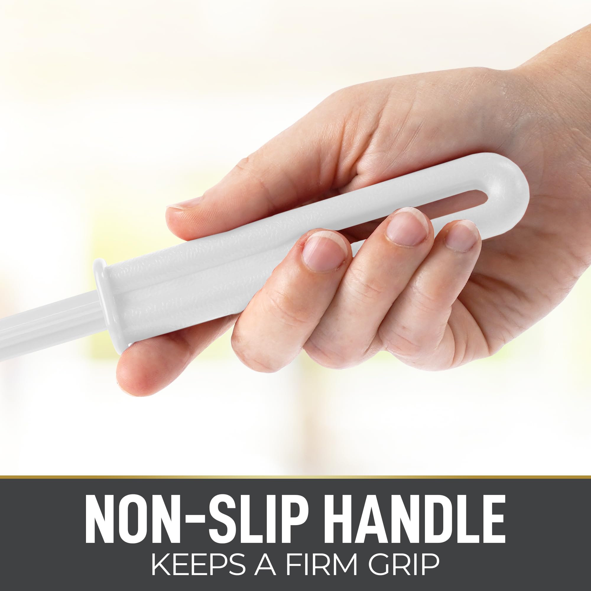 Simple Craft Meat Chopper - Premium Meat Masher  Ground Beef Masher  & Hamburger Chopper Utensil - Perfect For Turkey  Mashed Potato  Baking  Cooking & More (White)
