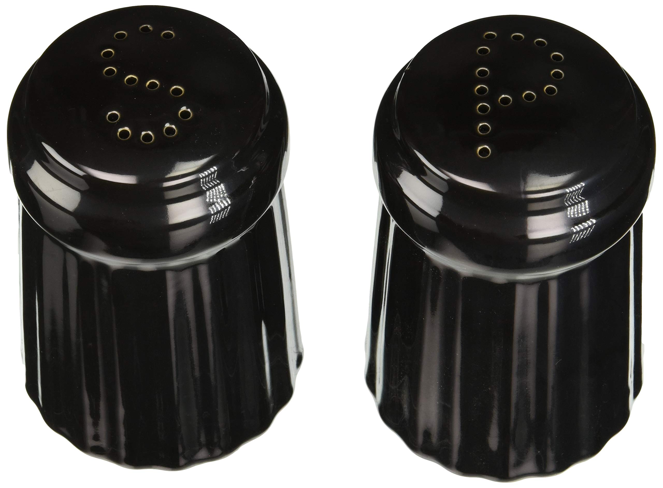 Omniware Simsbury Salt And Pepper Set, Black, 6 Oz