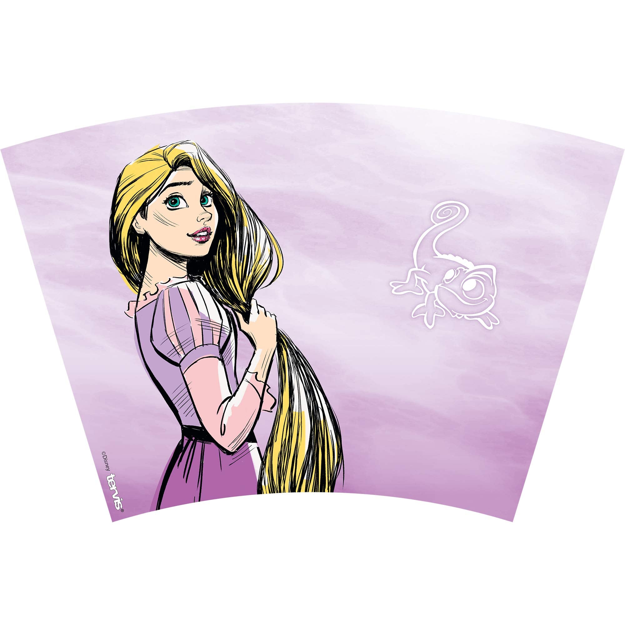 Tervis Made In Usa Double Walled Disney - Rapunzel Insulated Tumbler Cup Keeps Drinks Cold & Hot, 24Oz, Watercolor Splash