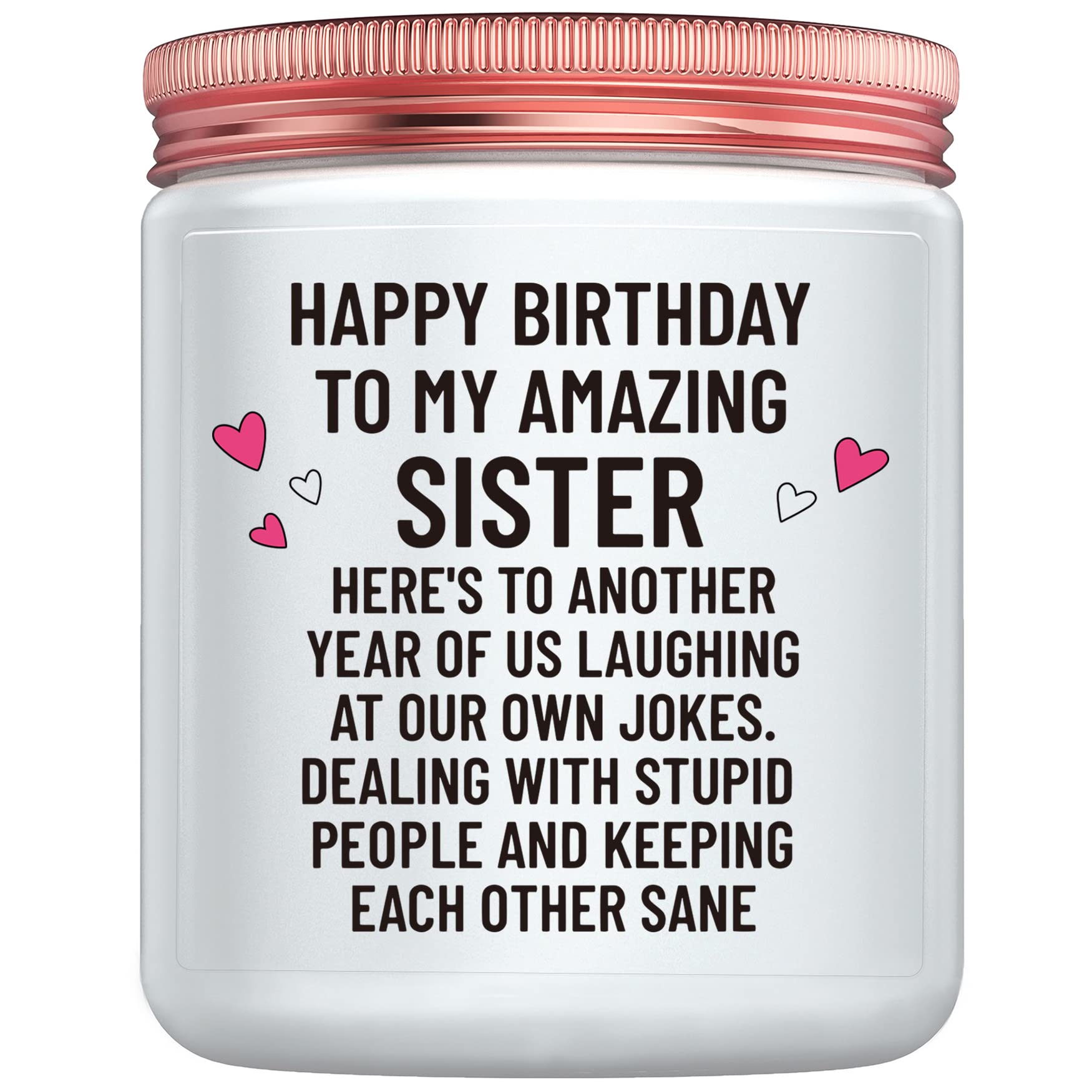 Birthday Gifts for Sister from Sister Funny Birthday Gifts for Women My Soul Sister Sister-in-Law 21th 29th 30th 40th 50th 60th 