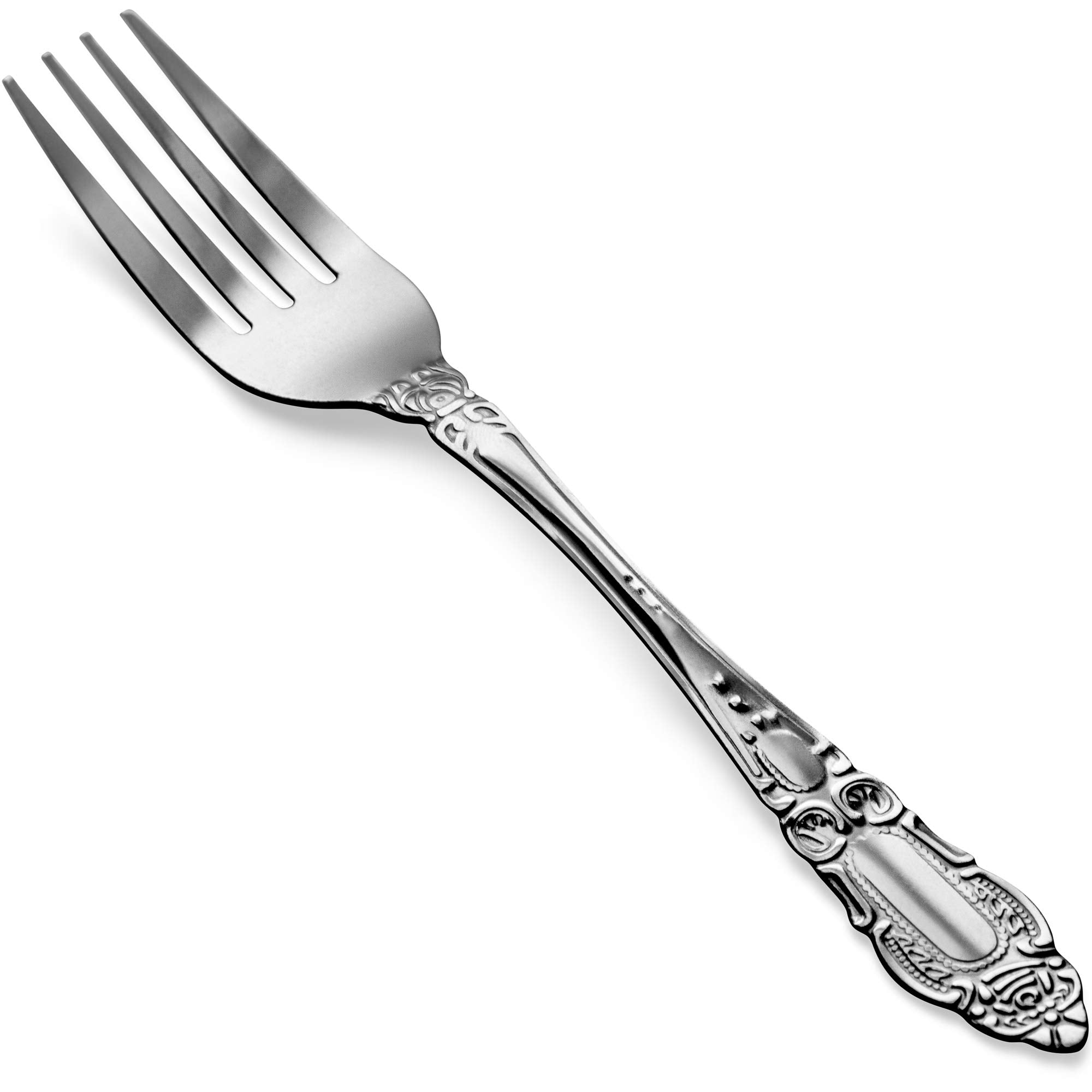 Decorrack 36 Pieces Dinner Forks, Food Grade Quality Stainless Steel Forks, 7.5 Inches, Flatware Table Forks, Salad Forks, For H