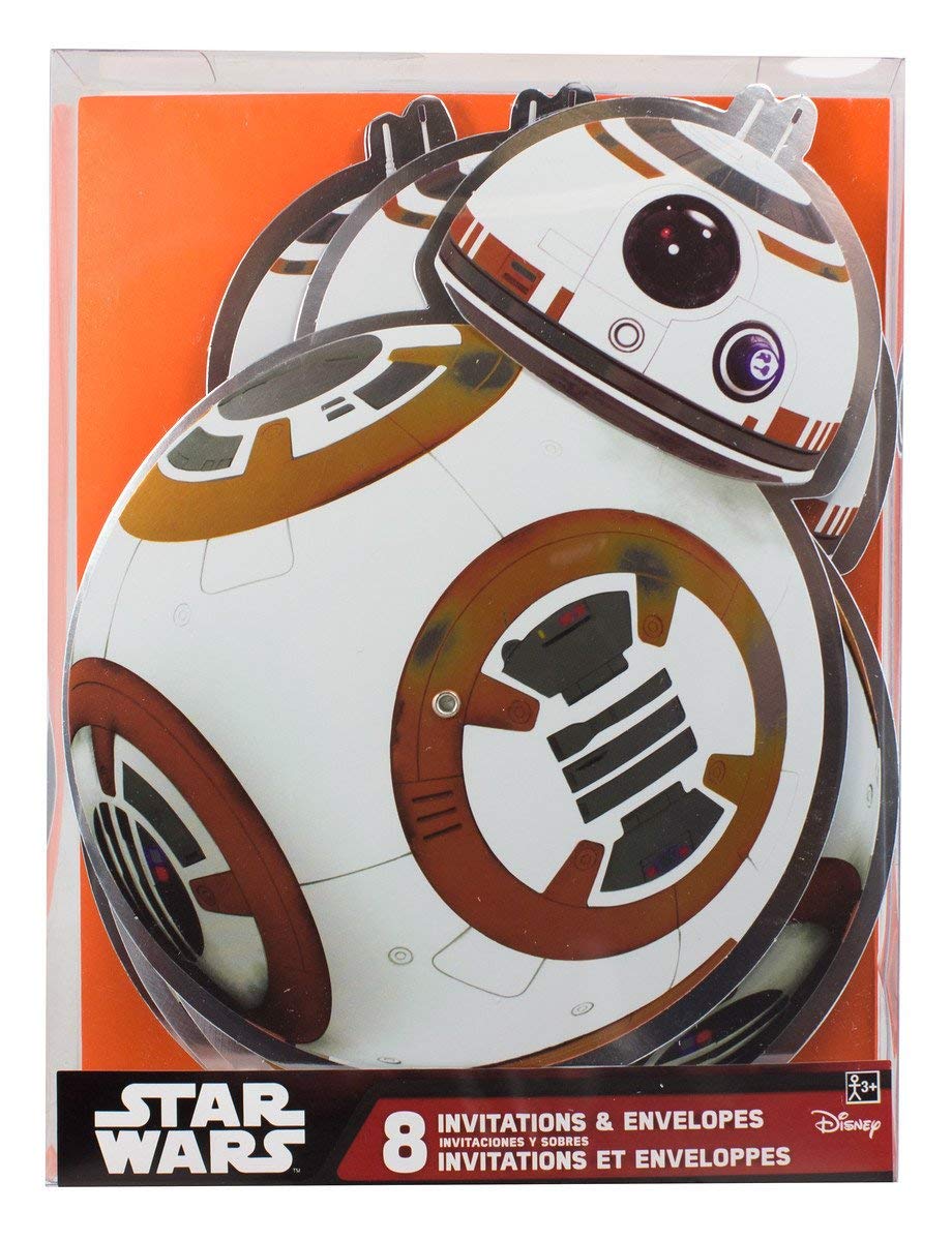 Star Wars Episode Vii Jumbo Deluxe Invites, Party Favor