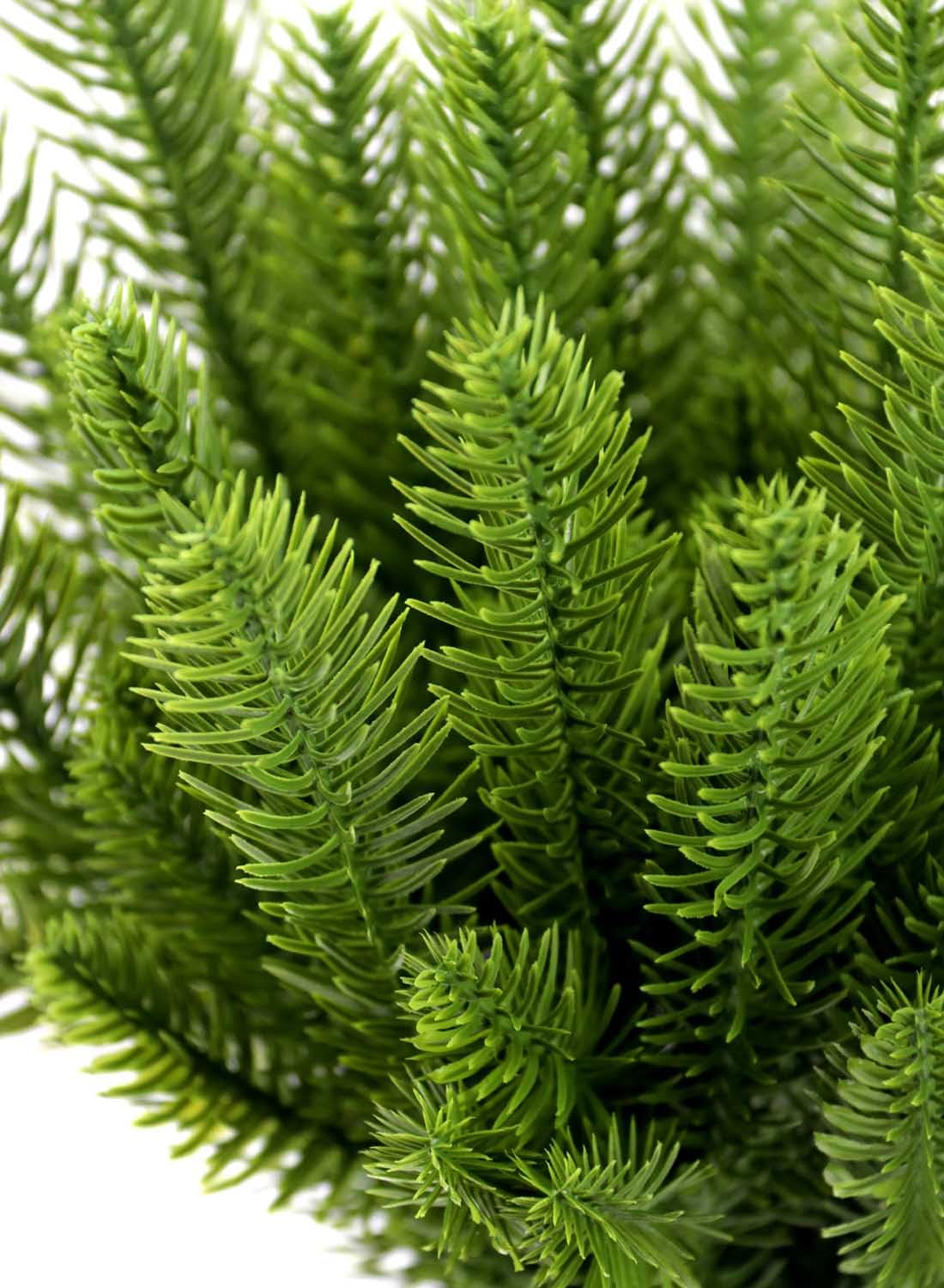 Artificial Pine Branches 50 Pcs, Christmas Tree Filler Green Plants, Faux Needle Stems for Garland Wreath Decorating, Evergreen
