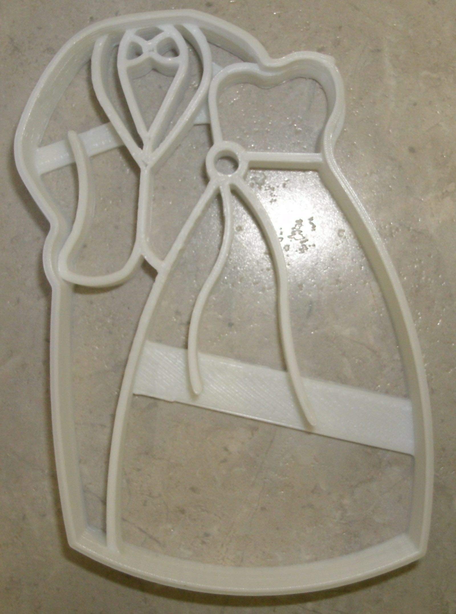 Bride And Groom Wedding Engagement Anniversary Mr Mrs Dress Tux Tuxedo Cookie Cutter Usa Pr2619