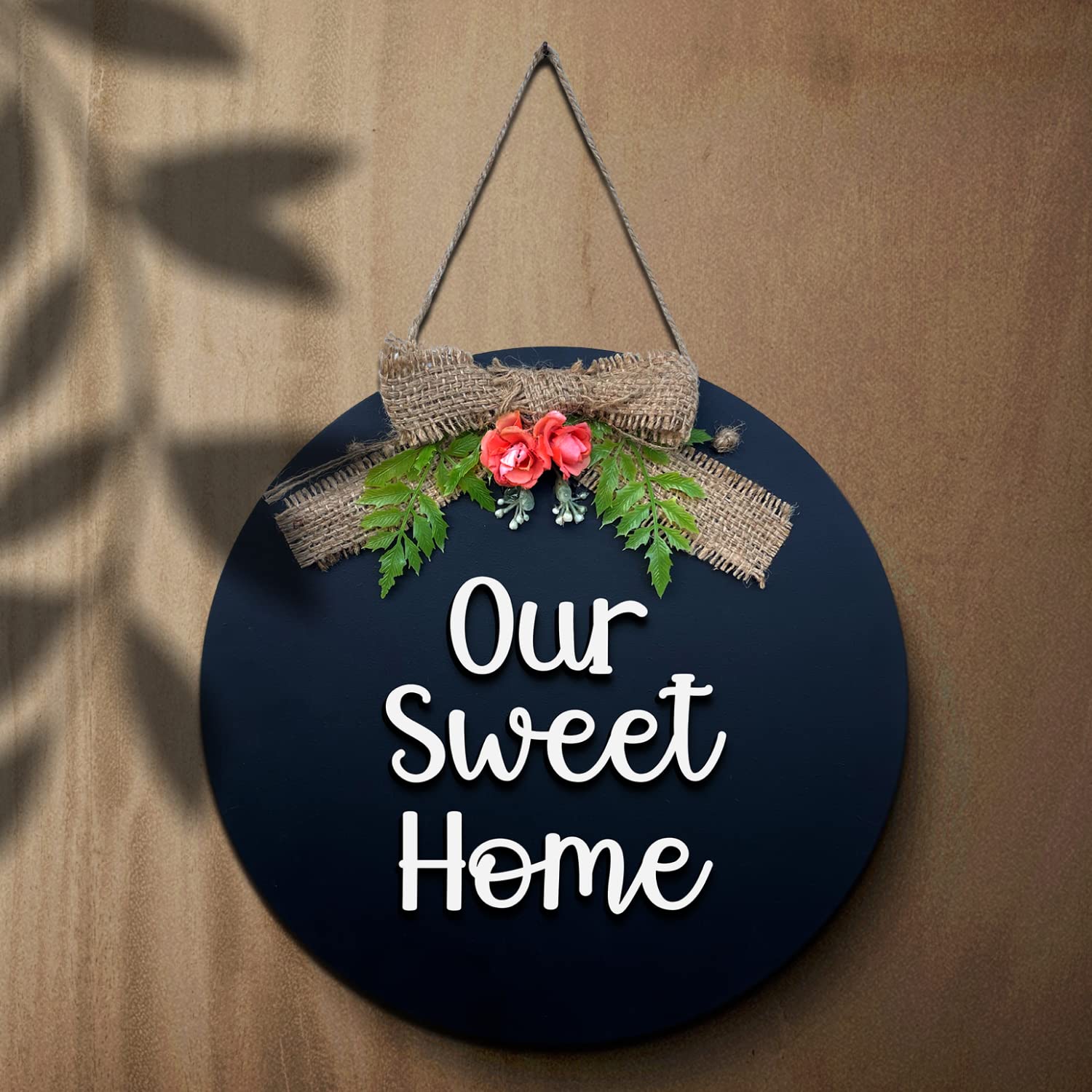 Home Sweet Home Wall Hanging Wooden Wall Decor Frame Board| 3D Board Design For Door Or Wall | Home Decorative Items For Living