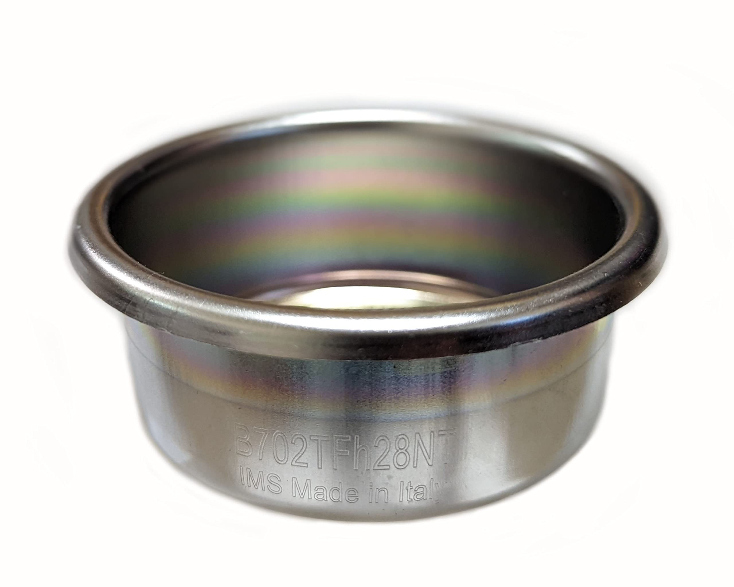 E&B Lab Nt (Nanotech) Double Espresso Portafilter Basket 58Mm Ridgeless (22) Silver