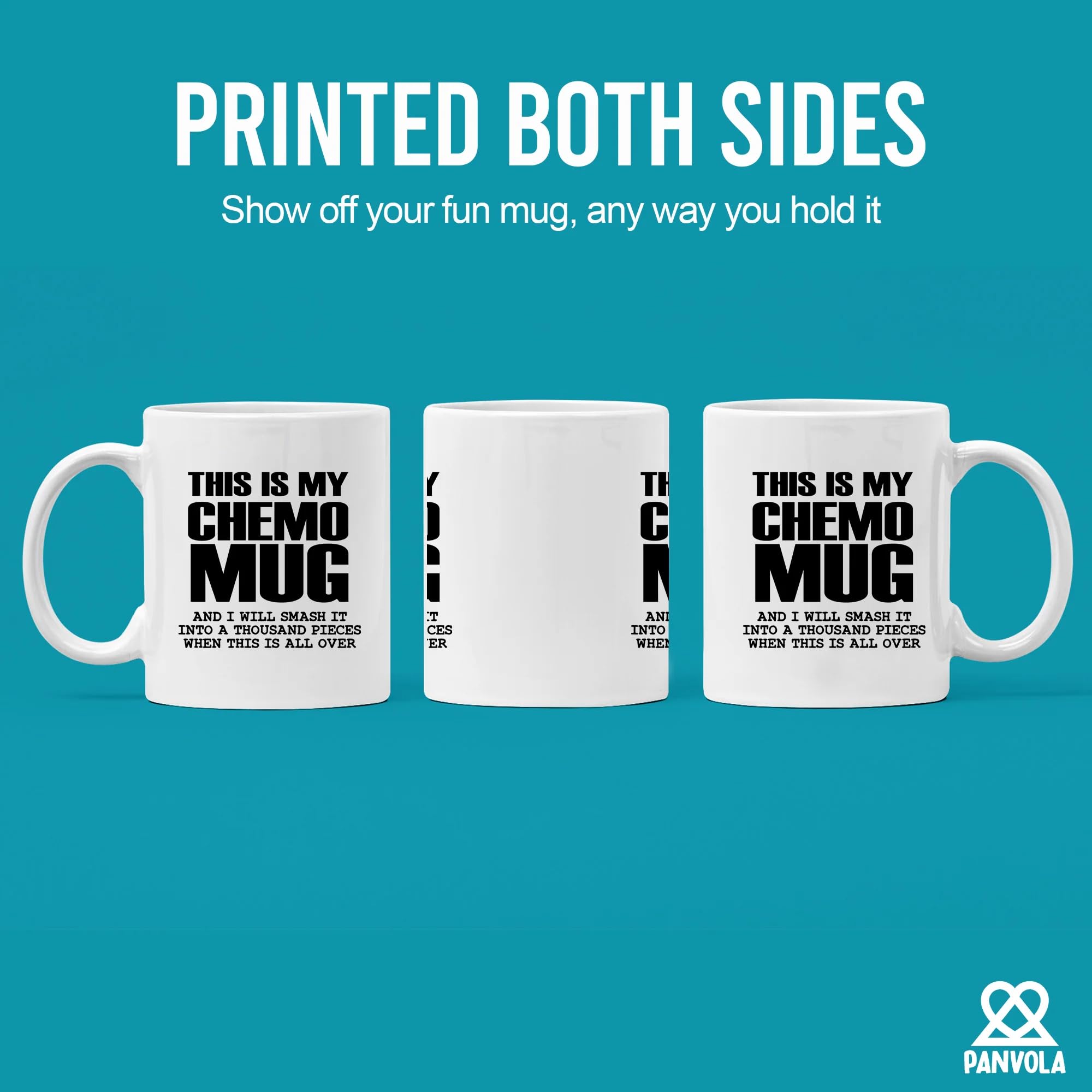 Panvola This Is My Chemo Mug Cancer Survivor Gifts Awareness Motivational Inspirational Gift 11 oz White 11 oz