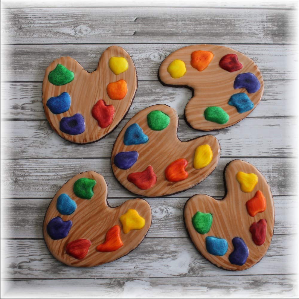 Paint Palette Cookie Cutter, 3.5'' Made In Usa By Ann Clark
