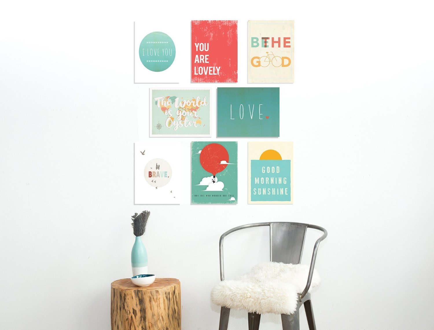 Little Citizens Mini Print Collection 5X7 Wall Card Prints, Nursery Wall Art Decor, Kid 'S Art Decor, Gender Neutral Nursery, Na
