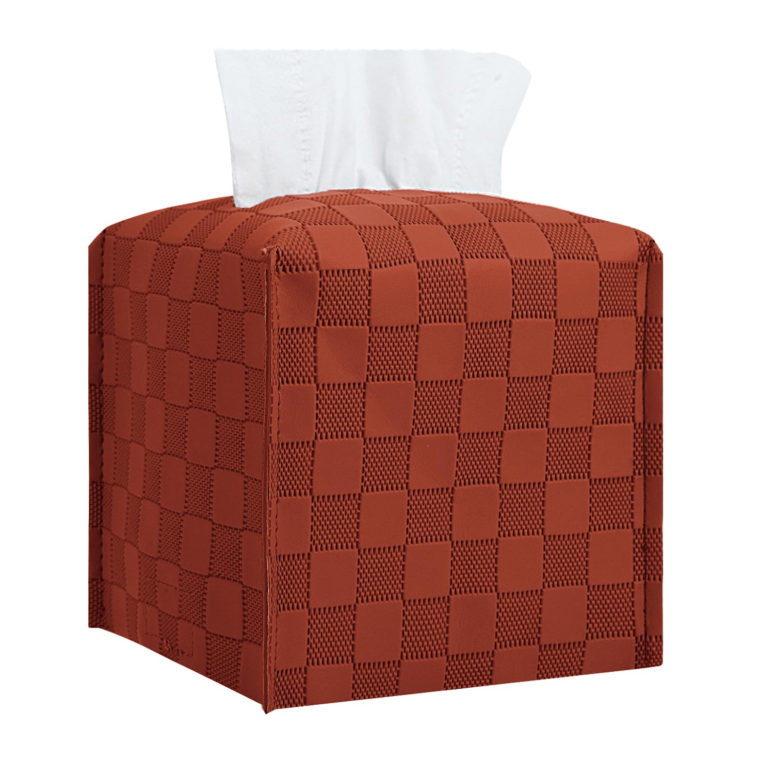 Tissue Box Cover, Tissue Box Holder Square, Tissue Holders Decorative Organizer For Home Decor, Tabletop And Car, 5''X5''X5'' (C