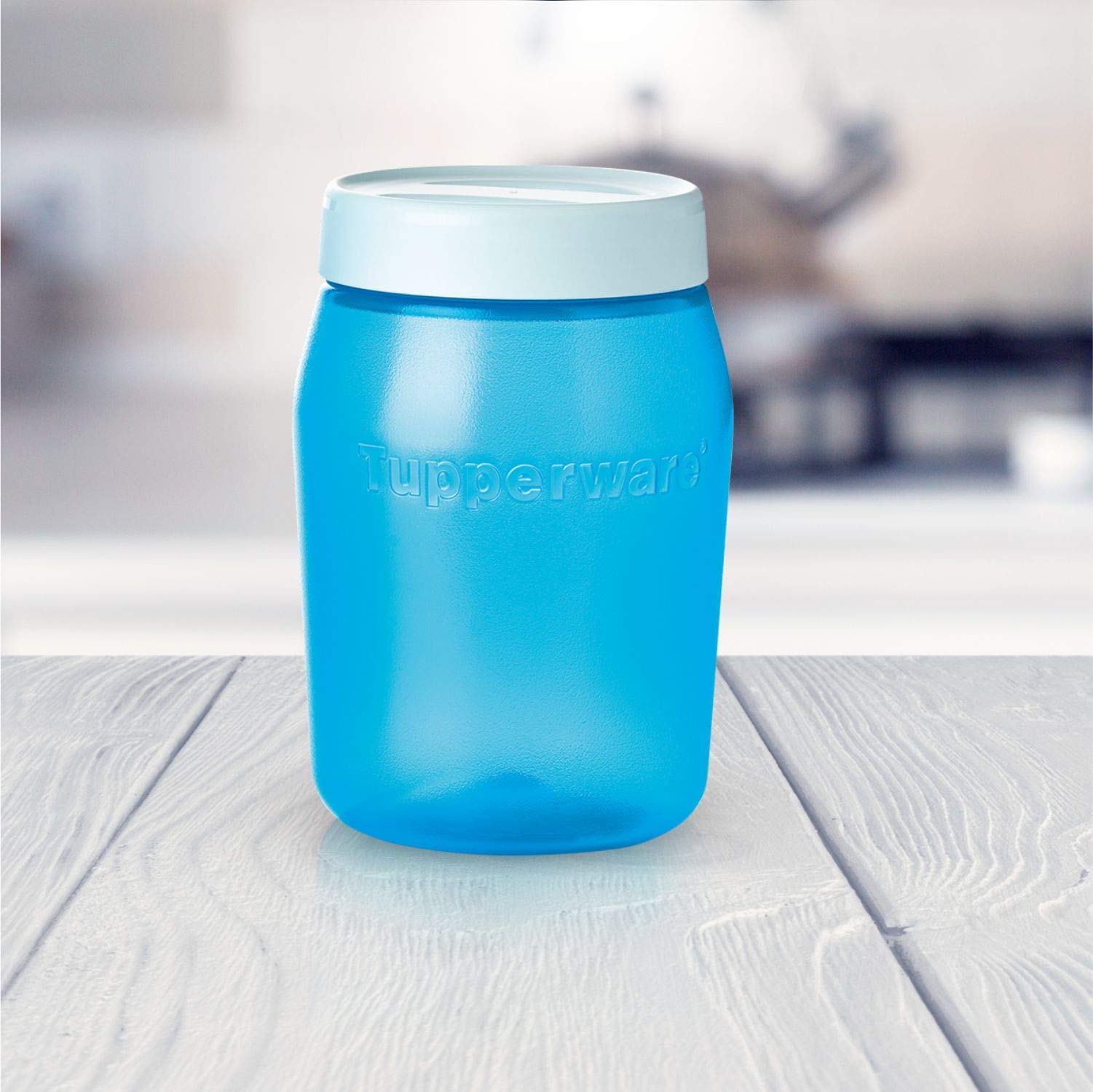 Tupperware Plastic Storage Container - 1.5 Litre, 1 Piece, Blue