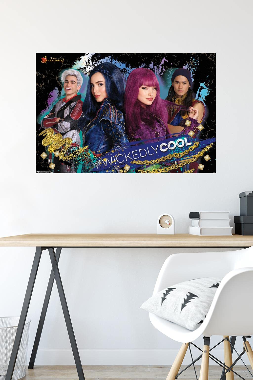 Trends International Disney Descendants 2 - Wickedly Cool Wall Poster, 22.375'' X 34'', Unframed Version