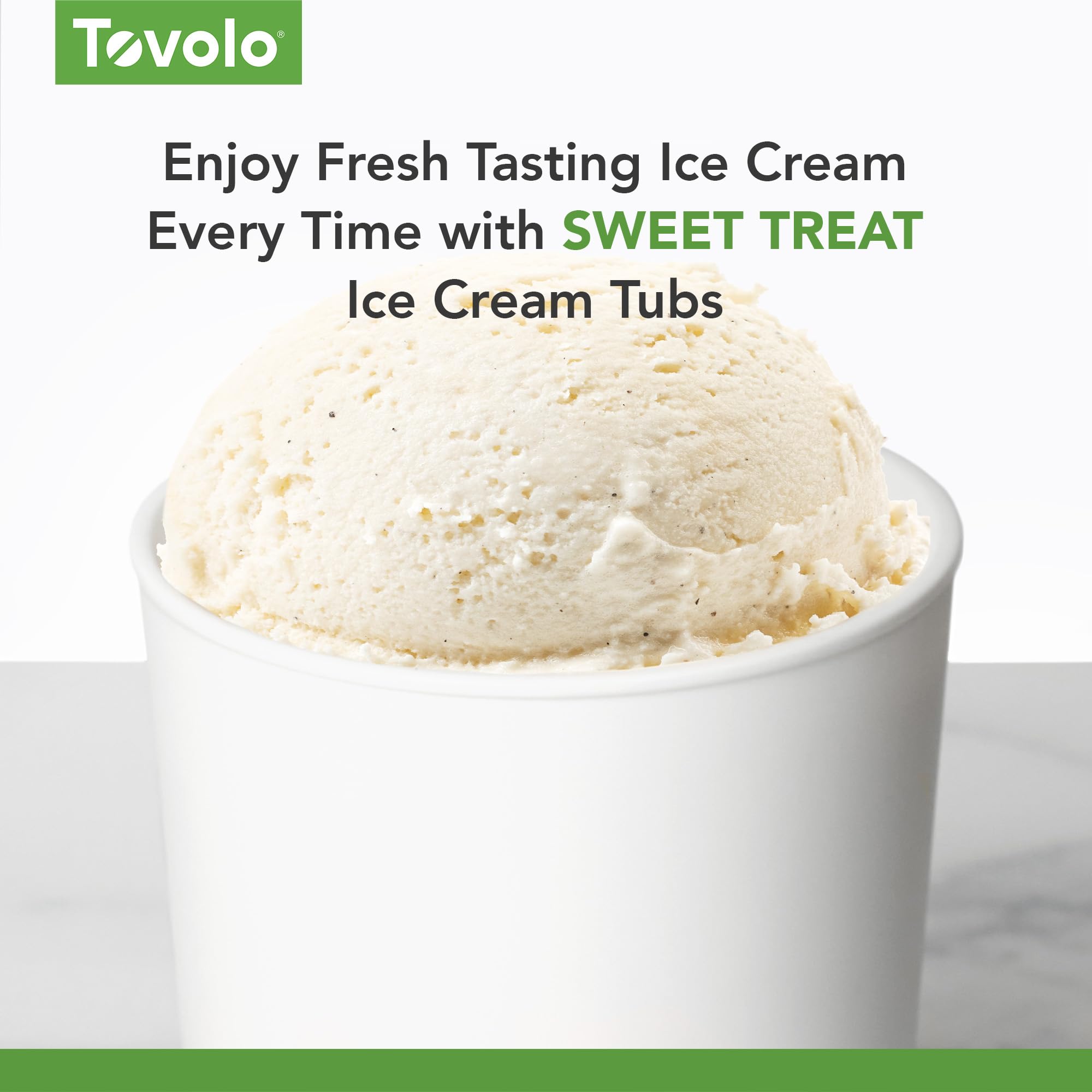 Tovolo Freezer Storage Container For Sorbet & Gelato, Bpa-Free & Dishwasher-Safe