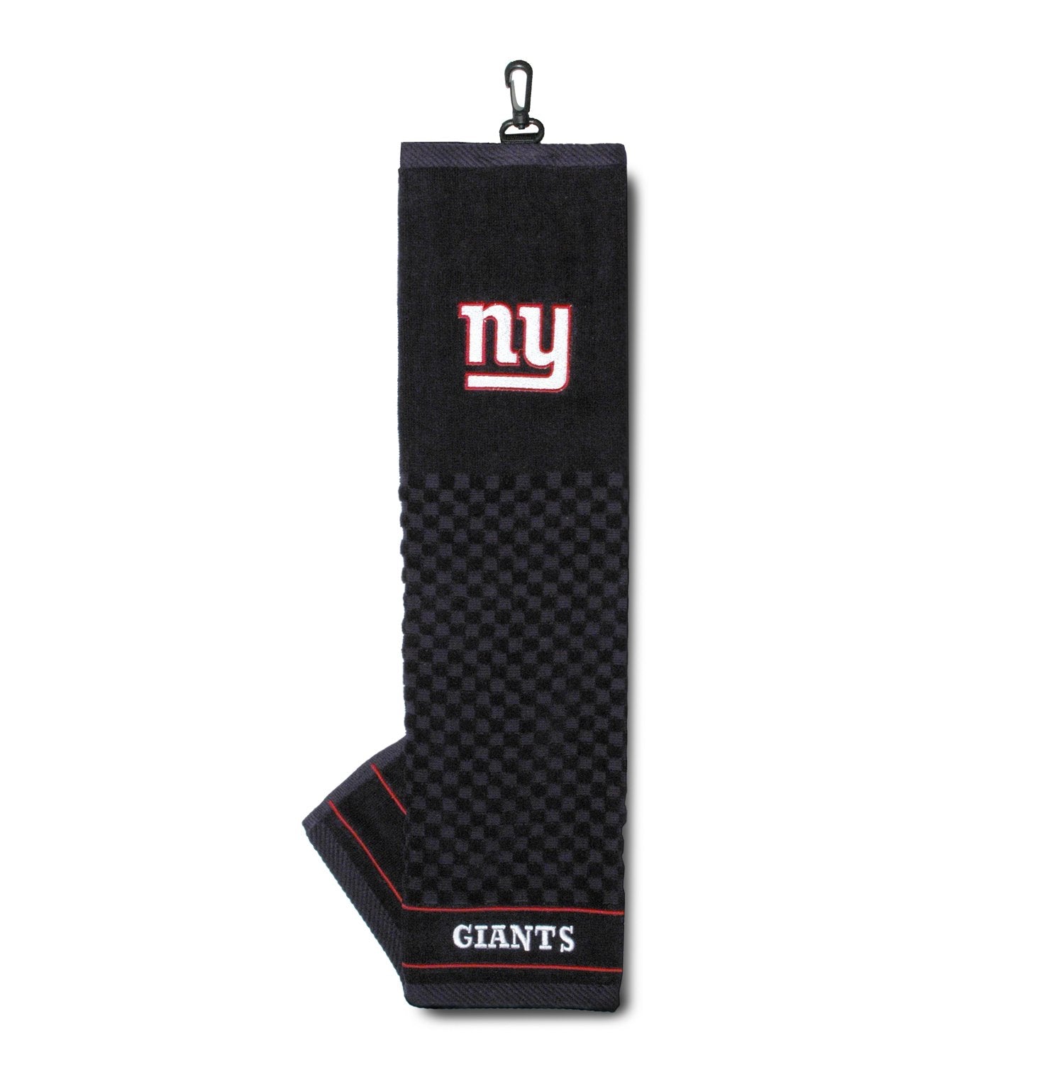 Team Golf Nfl New York Giants Embroidered Golf Towel Embroidered Golf Towel, Checkered Scrubber Design, Embroidered Logo