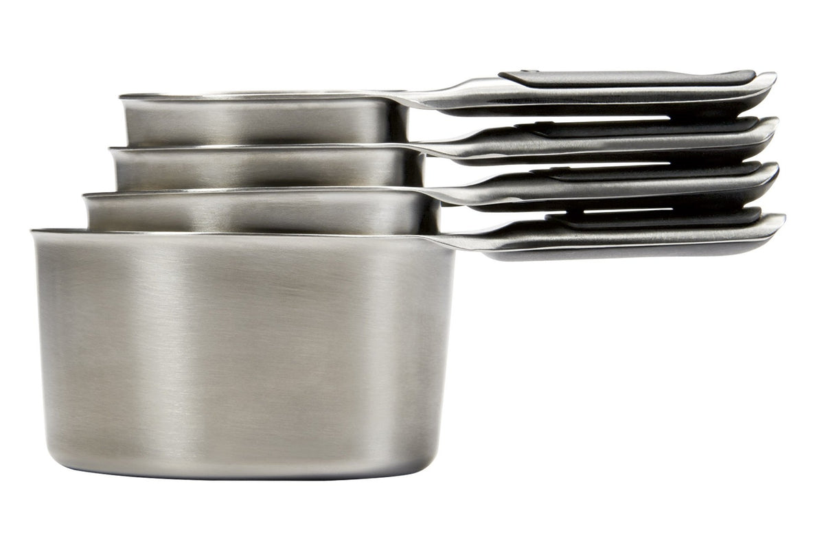 Oxo Good Grips Measuring Cup Set, Stainless Steel, 4 Pieces