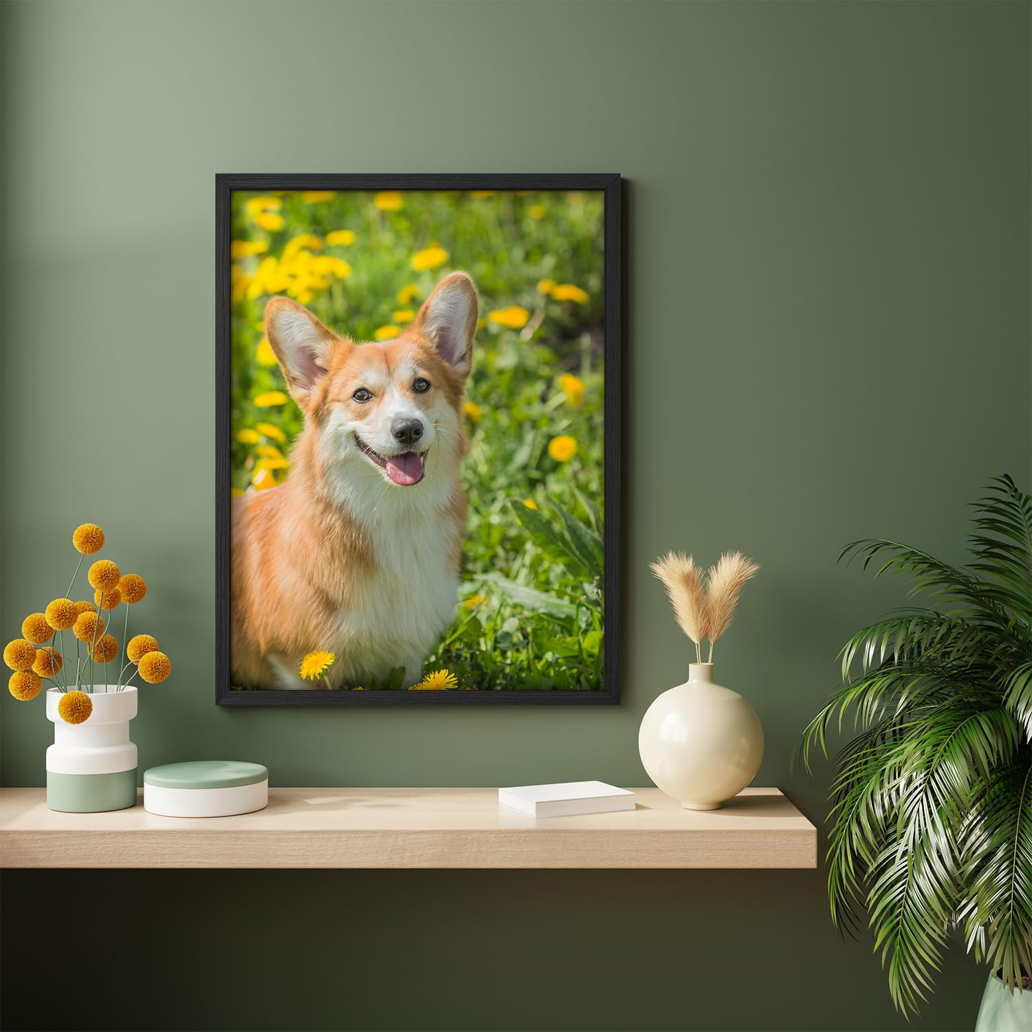 Nwt Custom Framed Poster Prints With Your Any Photos, Personalized Canvas Pictures For Wall To Print Framed - 11''X14'' Black