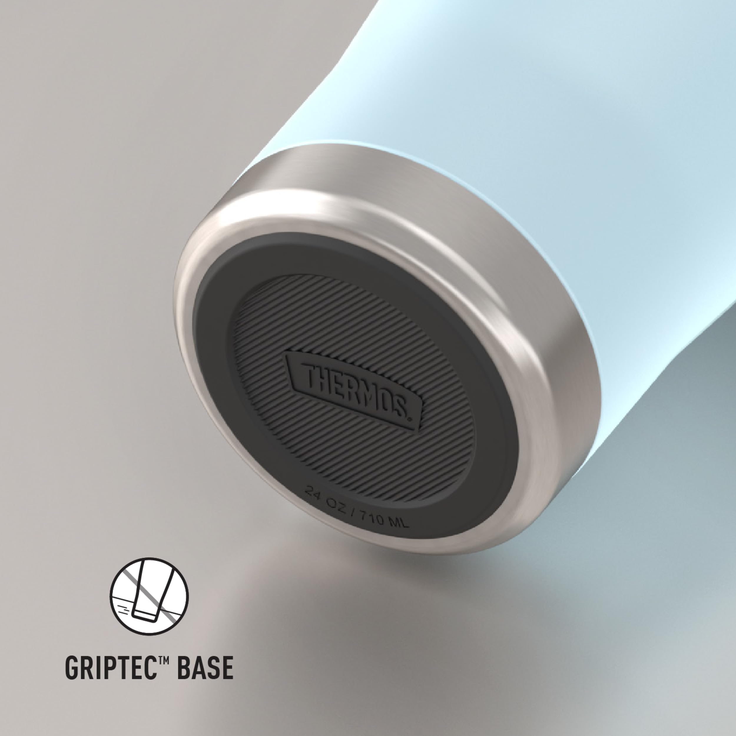 Icon Series By Thermos Stainless Steel Cold Tumbler With Straw, 24 Ounce, Glacier