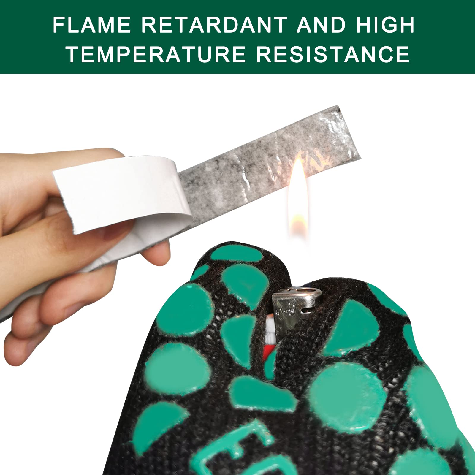 Quantfire High Temp Grill Gasket Replacement For L/Xlarge Big Green Egg Accessories, Bbq Smoker Gasket, High Seal Material Self