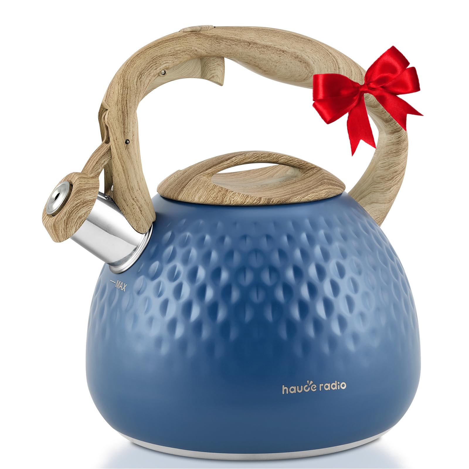Tea Kettle,2.5 Quart Stovetop Tea Kettles Loud Whistle,Food Grade Stainless Steel Water kettles for Stove Top with Anti-hot Ergo