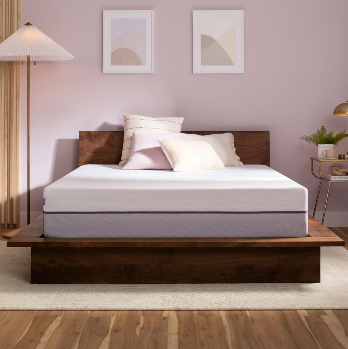 Purple Plus Queen Mattress - 11'' Gelflex Grid, Premium Comfort Foam, Better Than Memory Foam, Temperature Neutral, Responsive,