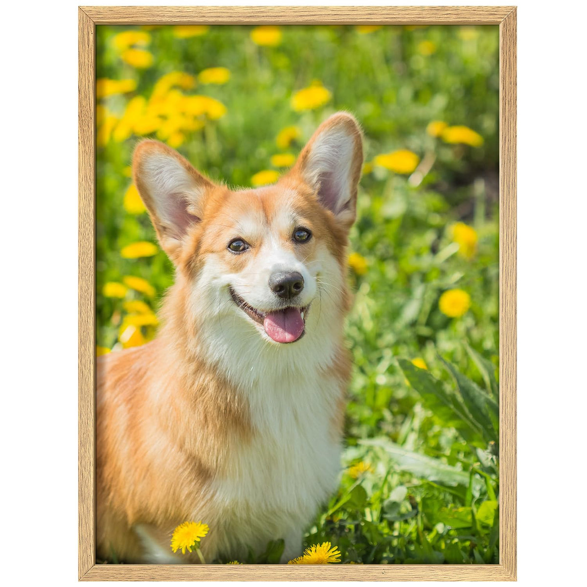 Nwt Custom Framed Poster Prints With Your Any Photos, Personalized Canvas Pictures For Wall To Print Framed - 8''X10'' Natural