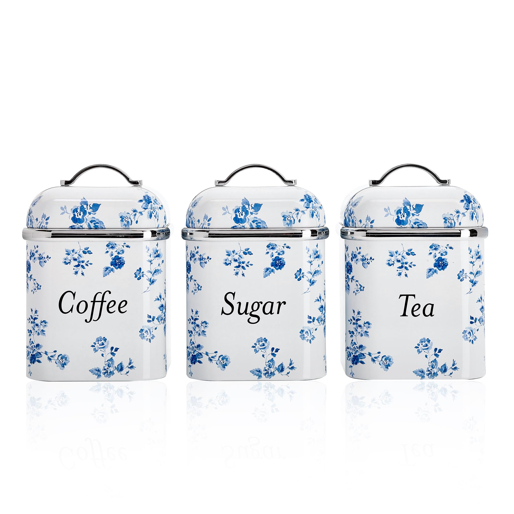 Laura Ashley Vq 3Pc Canister Set  China Rose