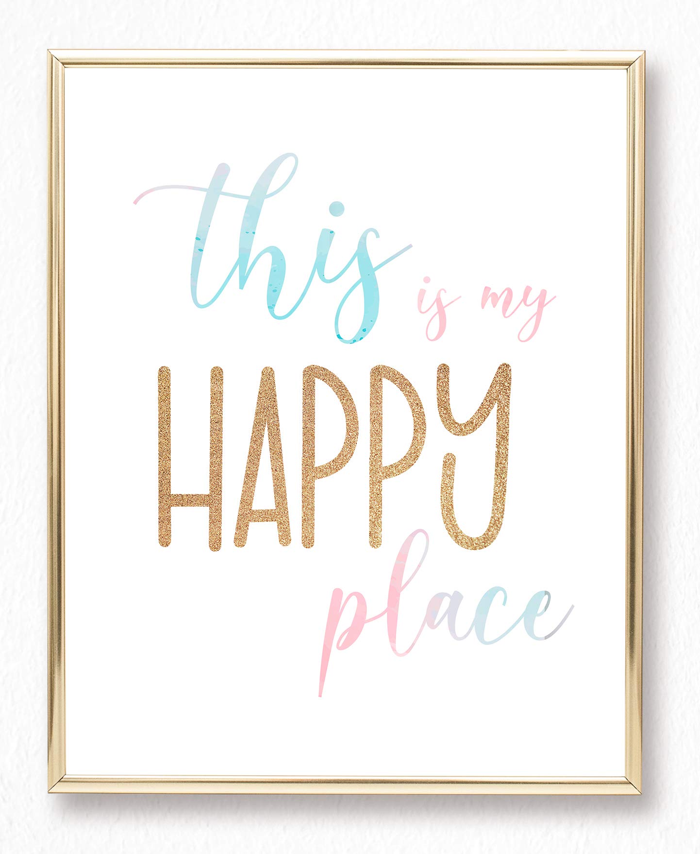 Brooke & Vine Teen Girl Room Wall Decor Art Prints (UNFRAMED 8 x 10) Inspirational Wall Art  Motivational Quotes Posters for Kids  Tween Women Office Bedroom  Dorm  Cubicle  Desk - Pineapple  Flamingo