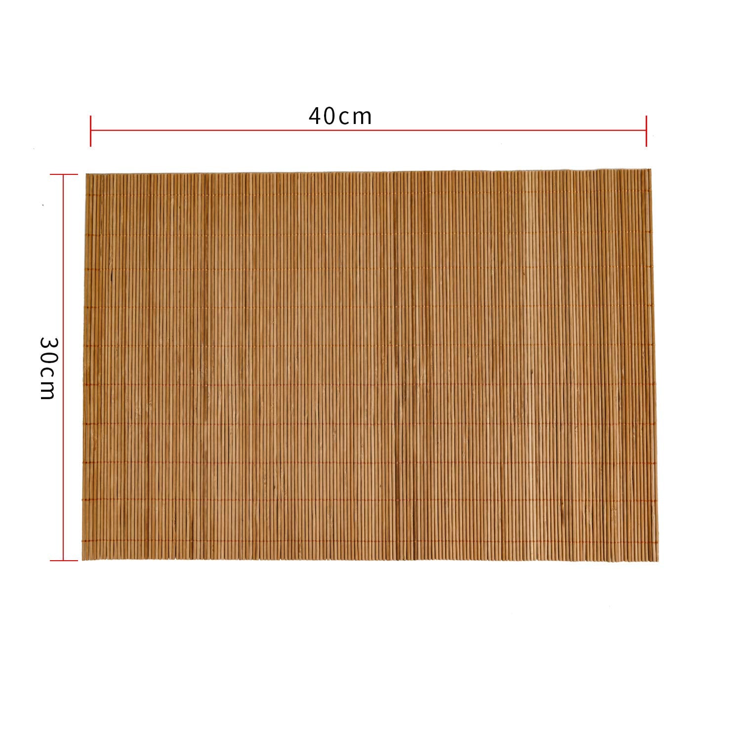 Metany Dining Table Placemat, Heat-Resistant Place Mat Stain Resistant Anti-Skid Washable Bamboo Table Mat Placemat Kitchen Tabl