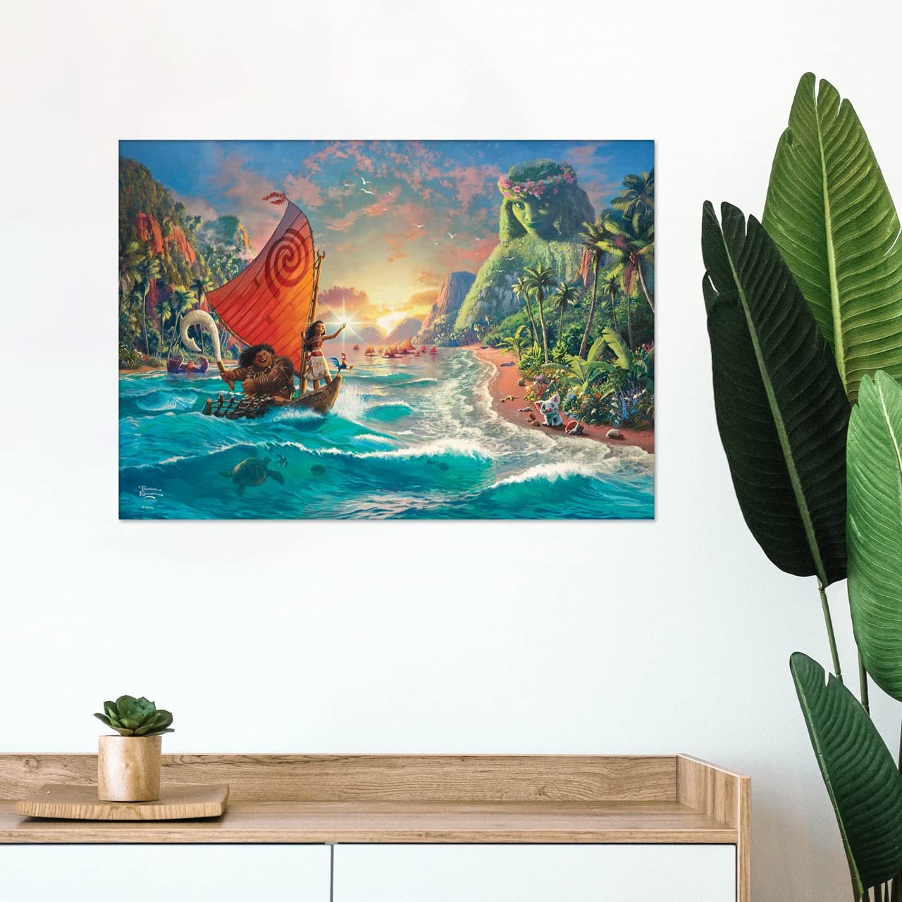 Mightyprint Disney - Moana - Durable 24    X 17 Wall Art - Not Made Of Paper - Officially Licensed Collectible