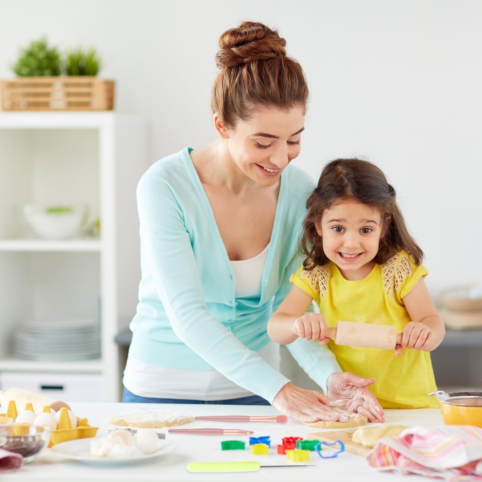 Cake Decorating Tool Set (15 Pcs),Cake Decorating Supplies Kit, Cookie Decorating Tools,Cookie Decoration Brushes Cookie Scriber