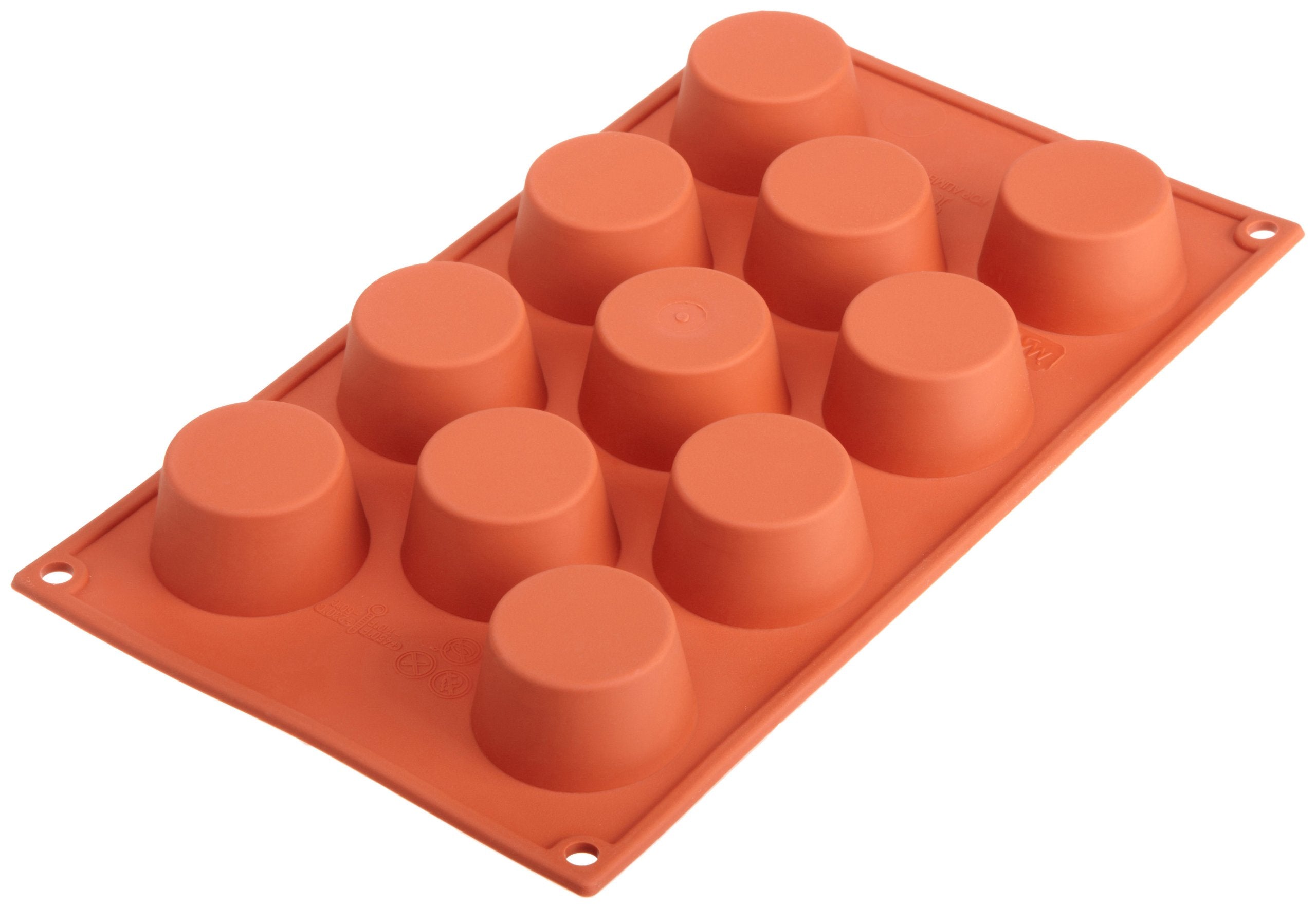 Silikomart Sf022 Mini Muffin Mold With 11 Sections - Silicone, Silikomart By Louis Tellier