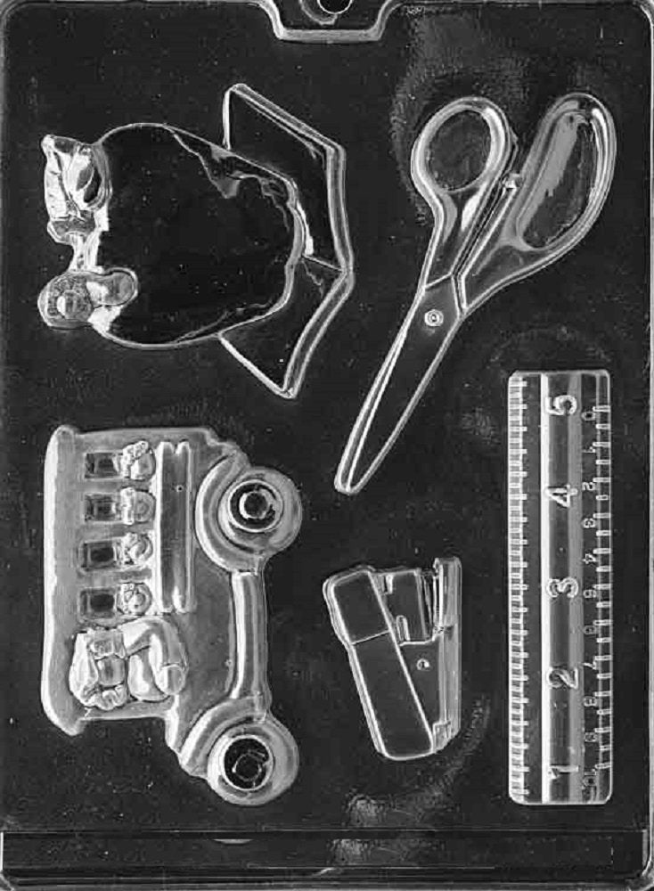 Grandmama'S Goodies J082 Teacher'S Kit Chocolate Candy Soap Mold With Exclusive Molding Instructions