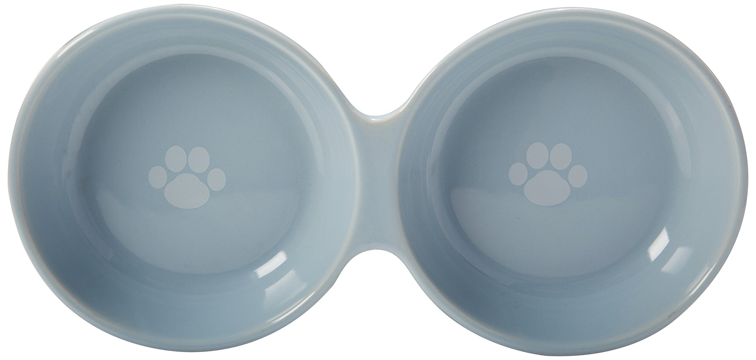 Petrageous 91431 Wubbys Duo Diner Stoneware Bowl 10-Inch Wide And 1.5-Inch Tall Bowl With 1-Cup Capacity Each Bowl And Dishwashe