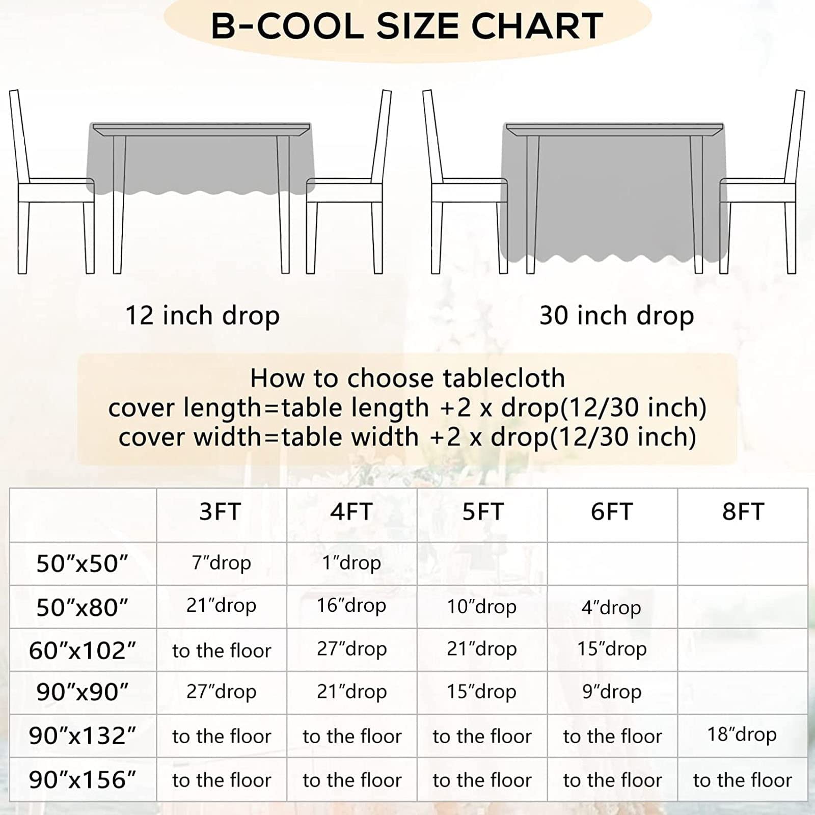 B-COOL Shimmer Sequin Tablecloth Glitter Iridescent: Rectangle Table Cloth 90x90 Inch Decorations for Birthday Party Halloween D