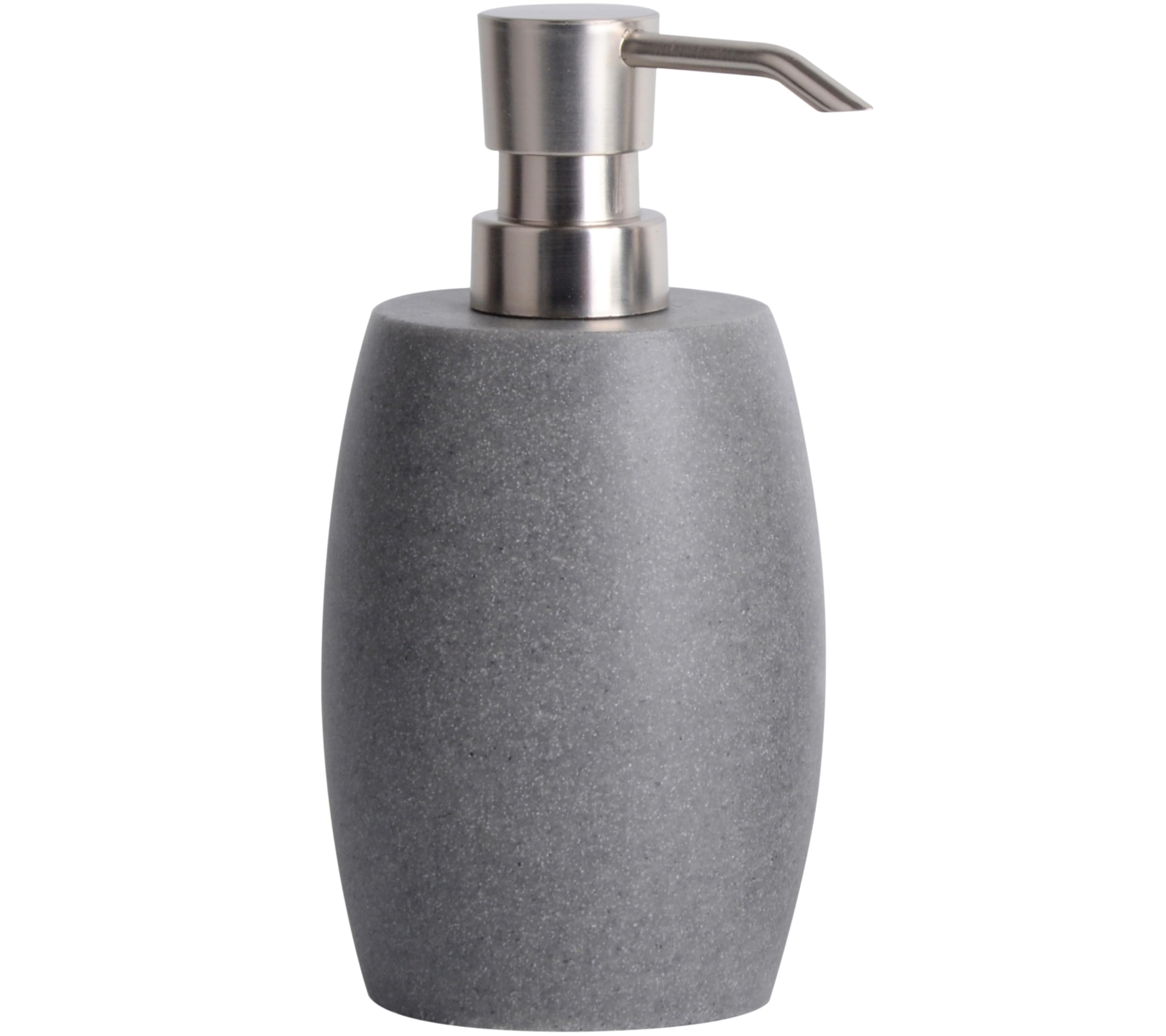 Clasin Home Sandstone Textured Resin Soap Dispenser With Metallic Pump And Waterproof Bottle Labels For Bathroom Kitchen Dish Ha