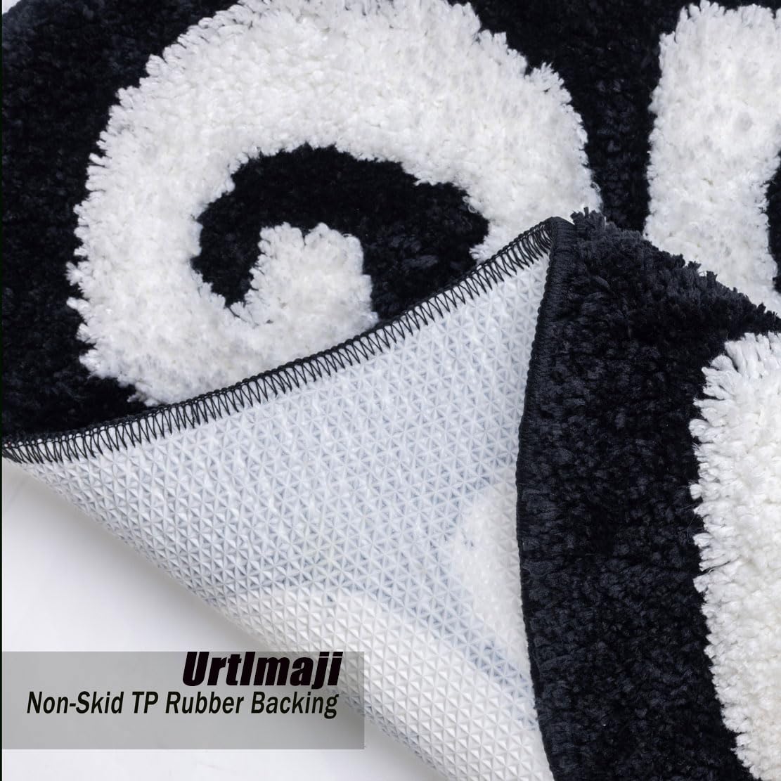 Urtlmaji You Look Good Bath Mat Black Bathroom Rugs Funny Cute Bath Rugs Non Slip Microfiber Plush Preppy Small Cool Shower Rug