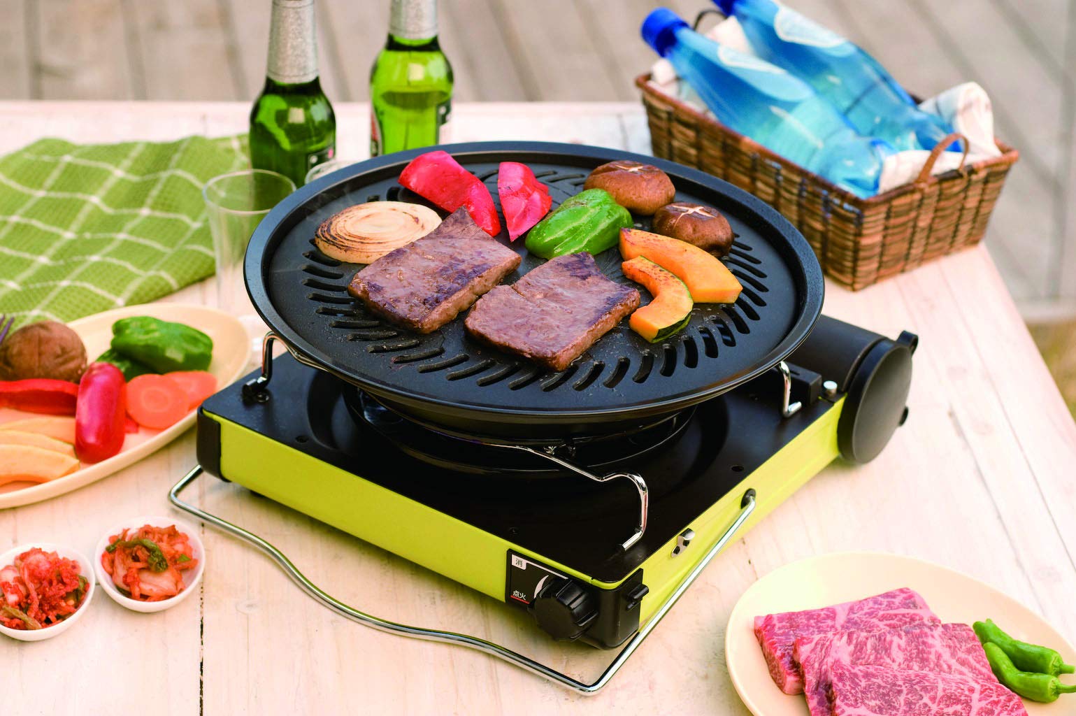 Iwatani Cb-P-Ypl Korean Cookware Korean Bbq Stove Top Grill Pan
