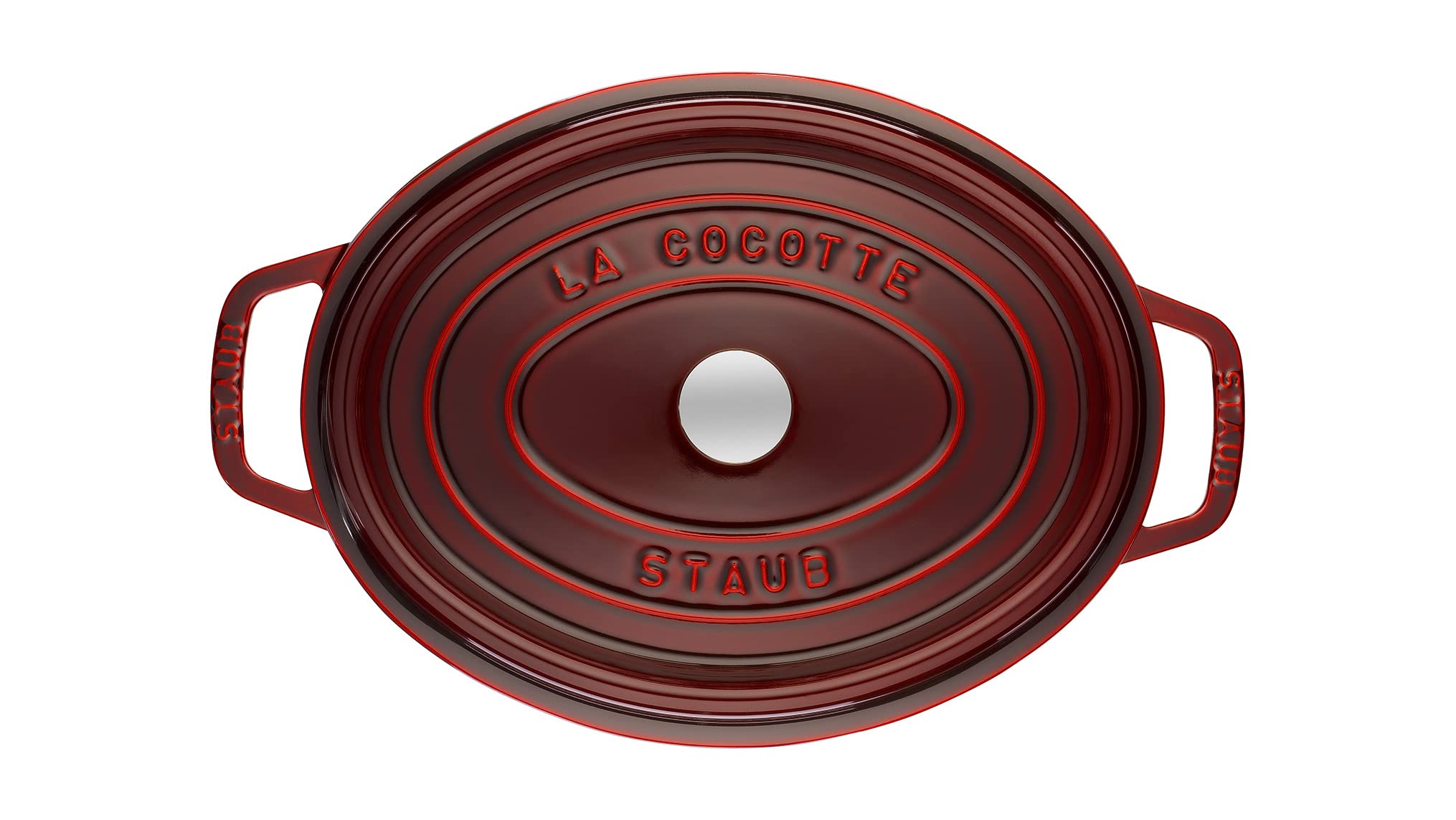 STAUB French Oven - Oval Cast Iron - 5.4L - Ø 31 cm - Grenadine - Model 1003992