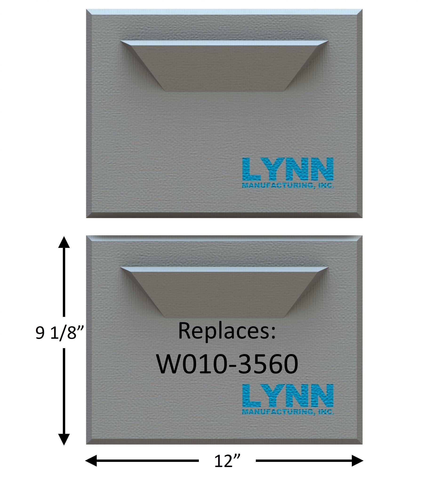 Lynn Manufacturing Replacement Napoleon Baffle Board, 1100 Series, W010-3560, W018-0077, Set Of 2, 2308A