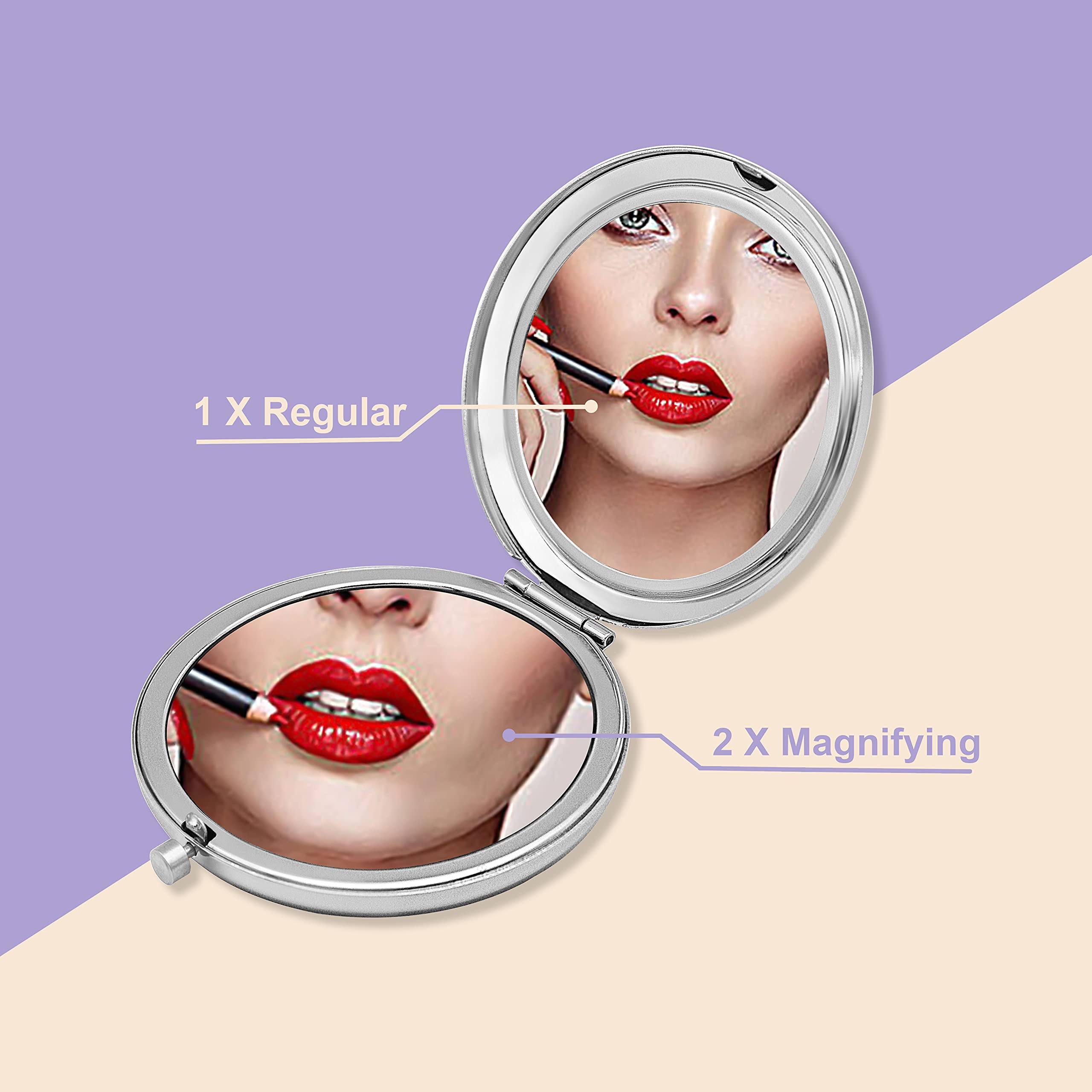 18th Birthday Gift for 18 Years Old Girls  Happy 18th Birthday Gift for Sister Niece Daughter Bestie  Folding Makeup Mirror for Her  Present Idea for Girls Turning 18 Years Old  18th Bday Gift for Her