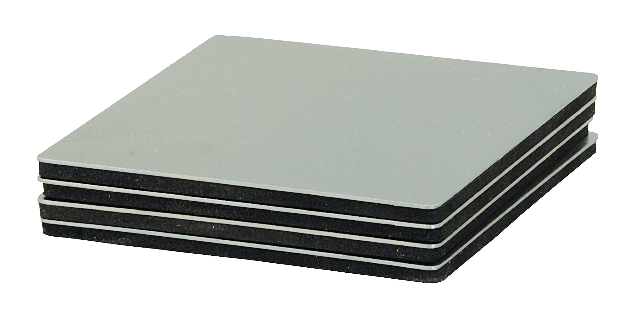 Thirsty Rhino Merendo Stainless Steel Beverage Coaster (Square Set Of 4)