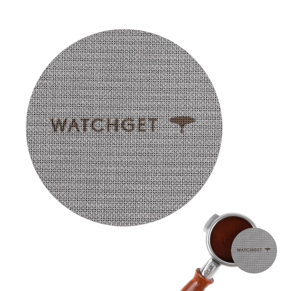 Watchget 51/53/58.35Mm Espresso Puck Screen, 1Mm Thickness 150M Reusable Stainless Steel Fine Coffee Filter Mesh (58.35Mm(1Mm Th