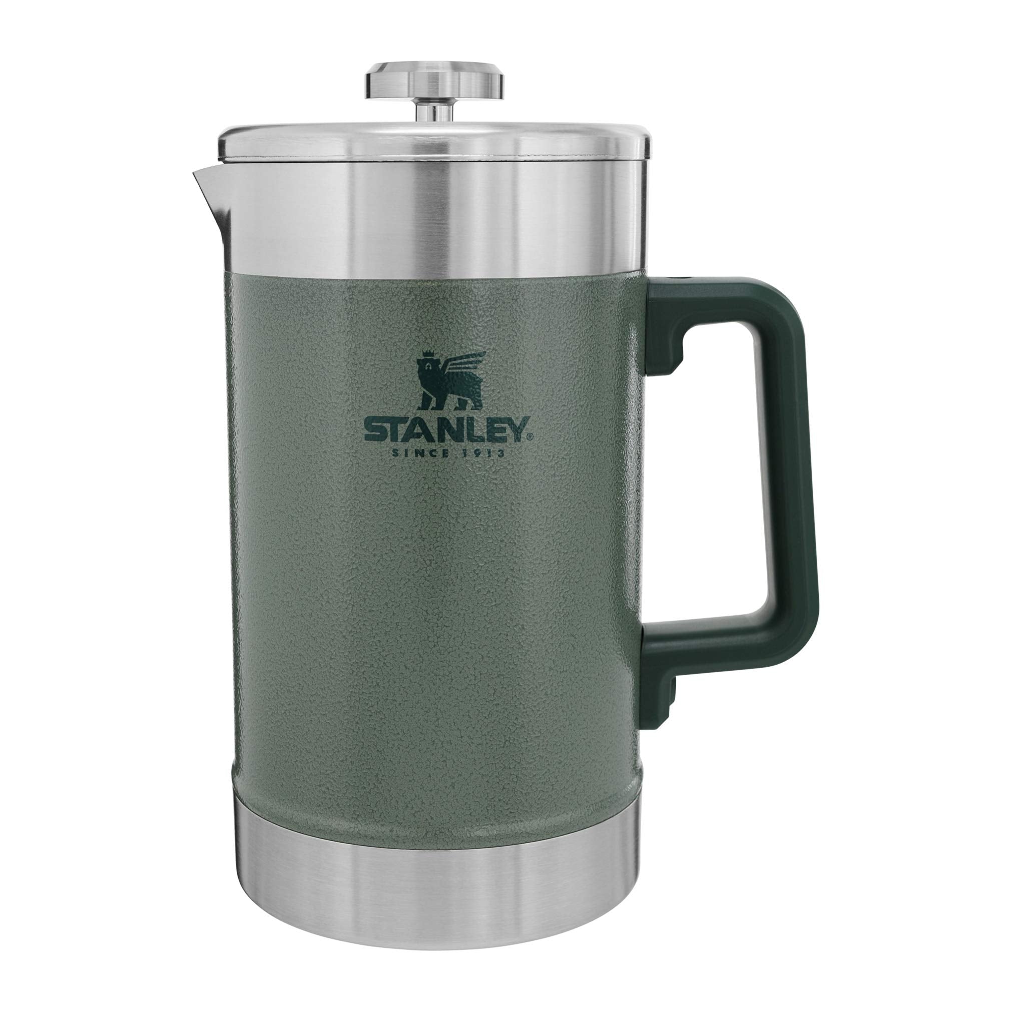Stanley French Press 48Oz With Double Vacuum Insulation, Stainless Steel Wide Mouth Coffee Press, Large Capacity, Ergonomic Hand