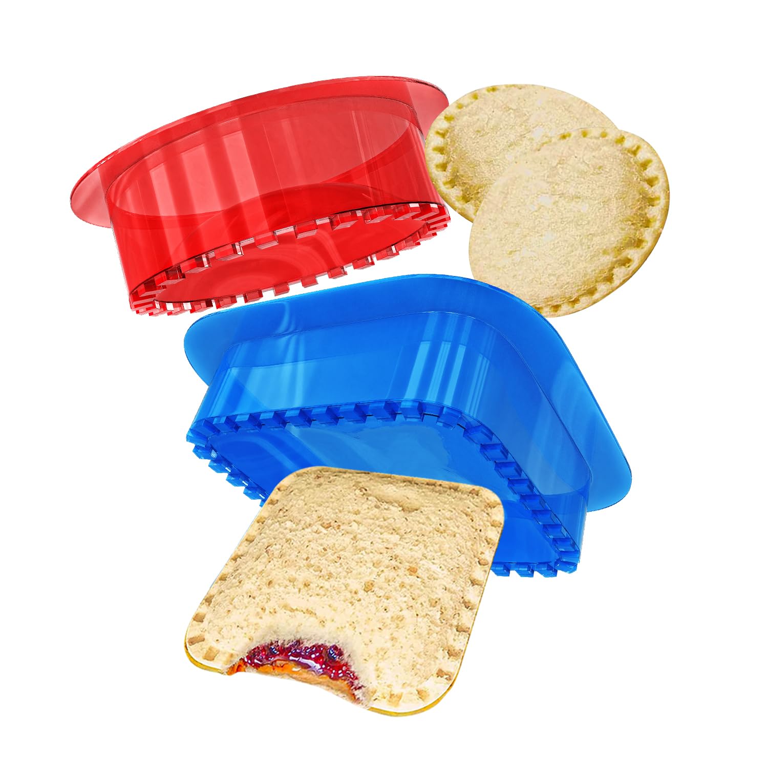 Funeta Uncrustables Sandwich Cutter And Sealer - Crustless Bread Sandwich Cutter For Kids - Crustable Sandwich Maker - School Be