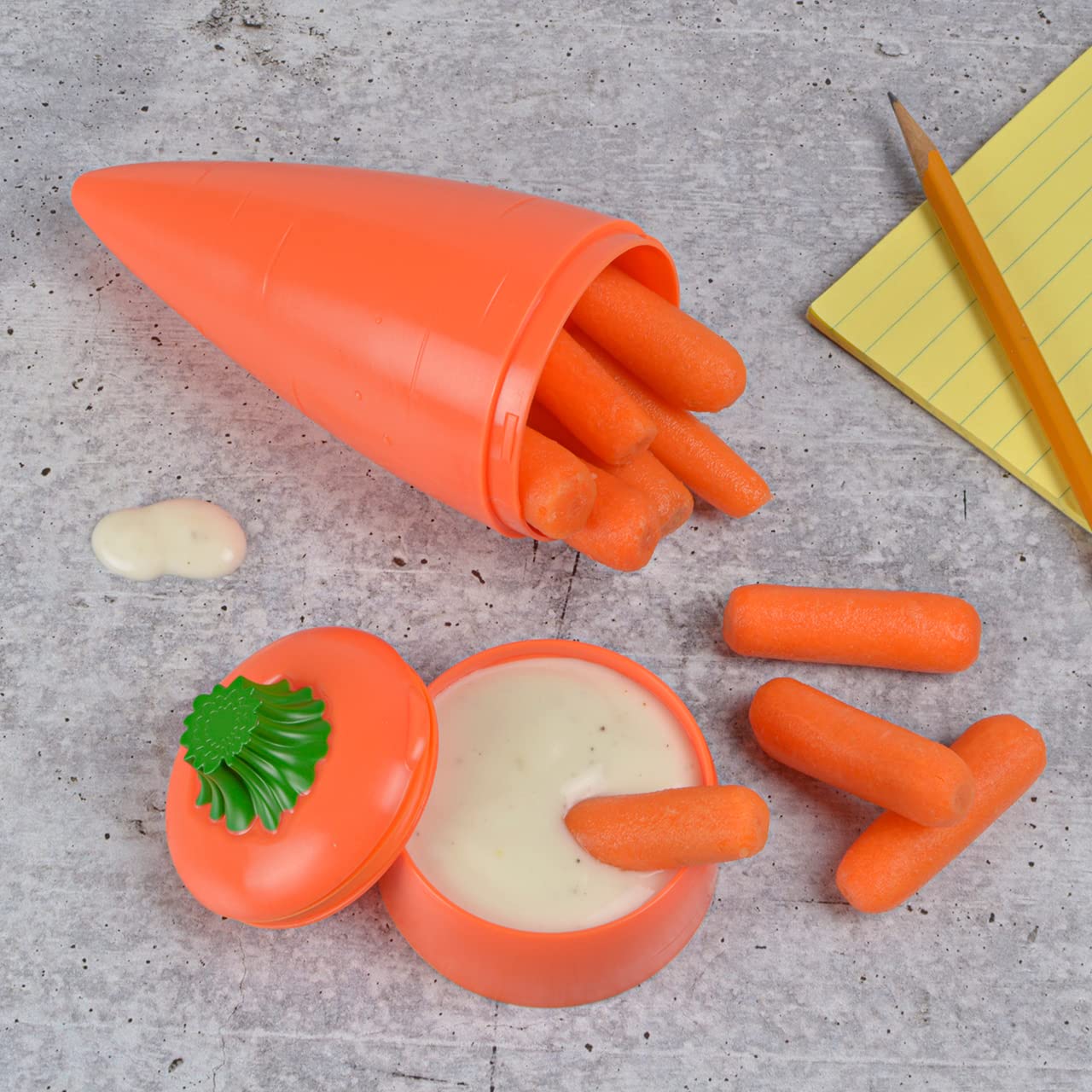 Hutzler Snack Attack Carrot And Dip To-Go