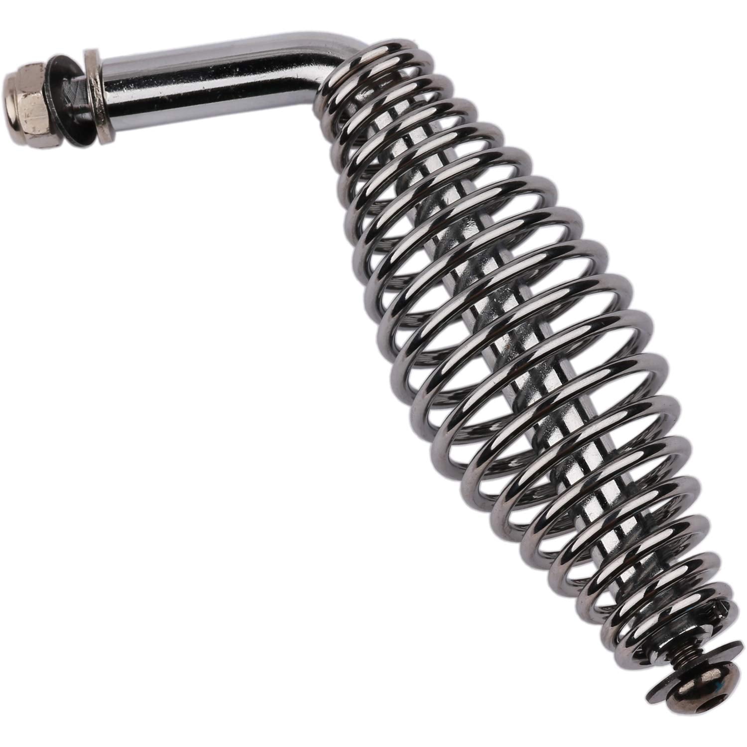 5'' Stainless Spring Handle With 1/2'' Steel Rod For Bbq Pits Trailers, Custom Metal Projects, Custom Built Grills, Smokers, Pit